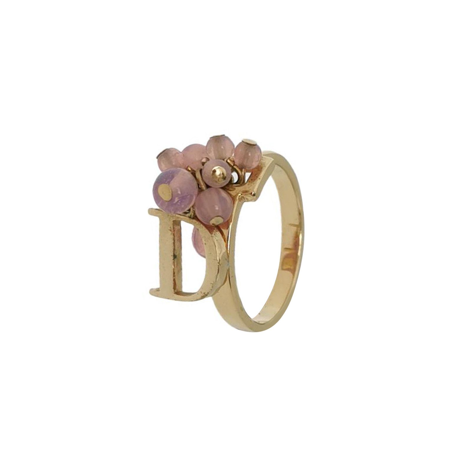 Dior Letter D Vintage Ring Size -z2505