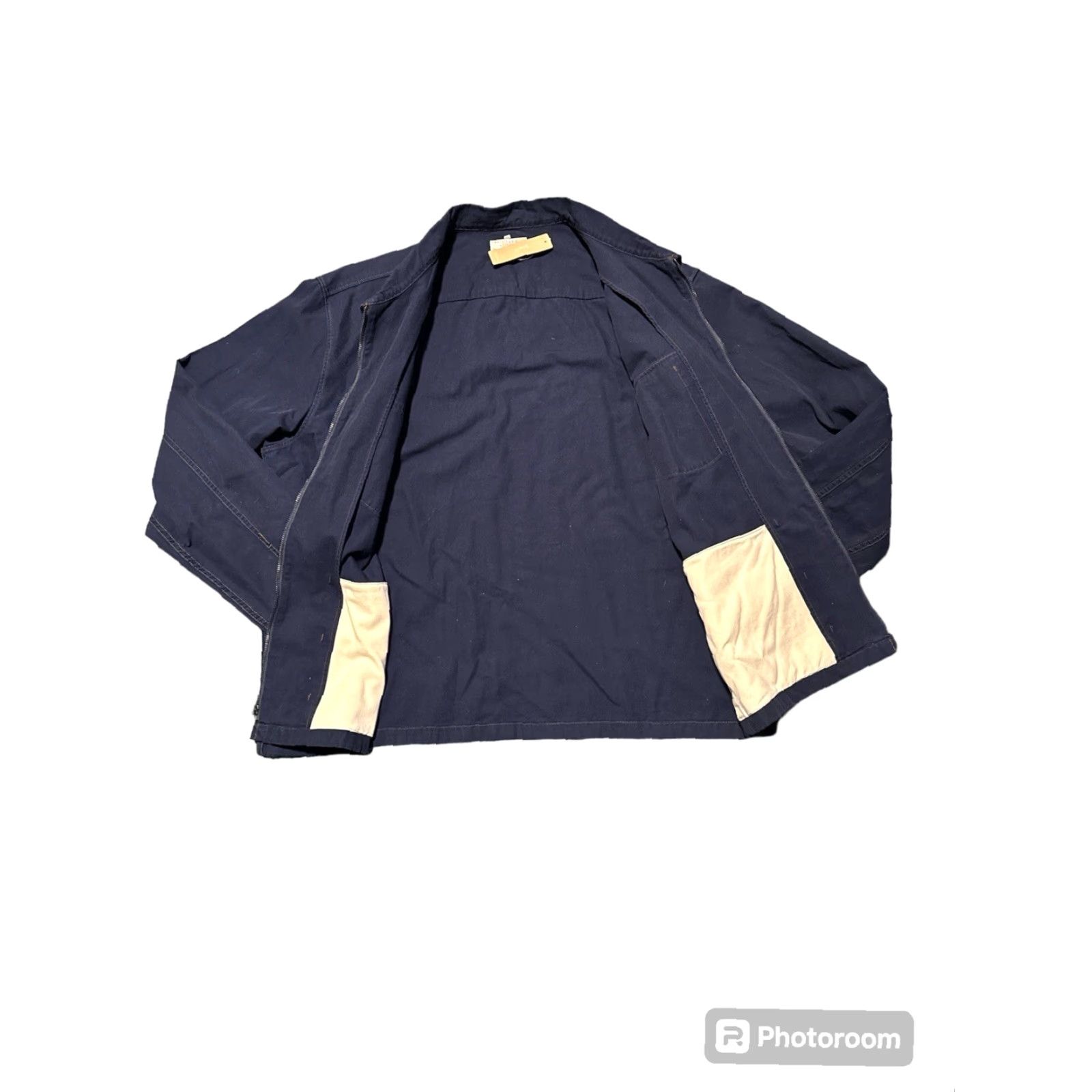 Wallace & Barnes WALLACE & BARNES MEN'S CANVAS FULL ZIP WORKSHIRT JACKET BLUE SZ XXL New W/ Tags Size US XXL / EU 58 / 5 - 3 Thumbnail