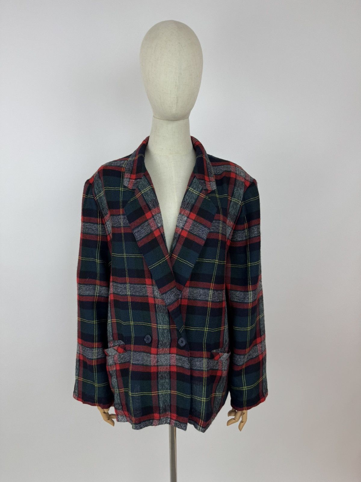 Other Vintage Marie France wool unlined blazer double breasted Size L / US 10 / IT 46 - 1 Thumbnail