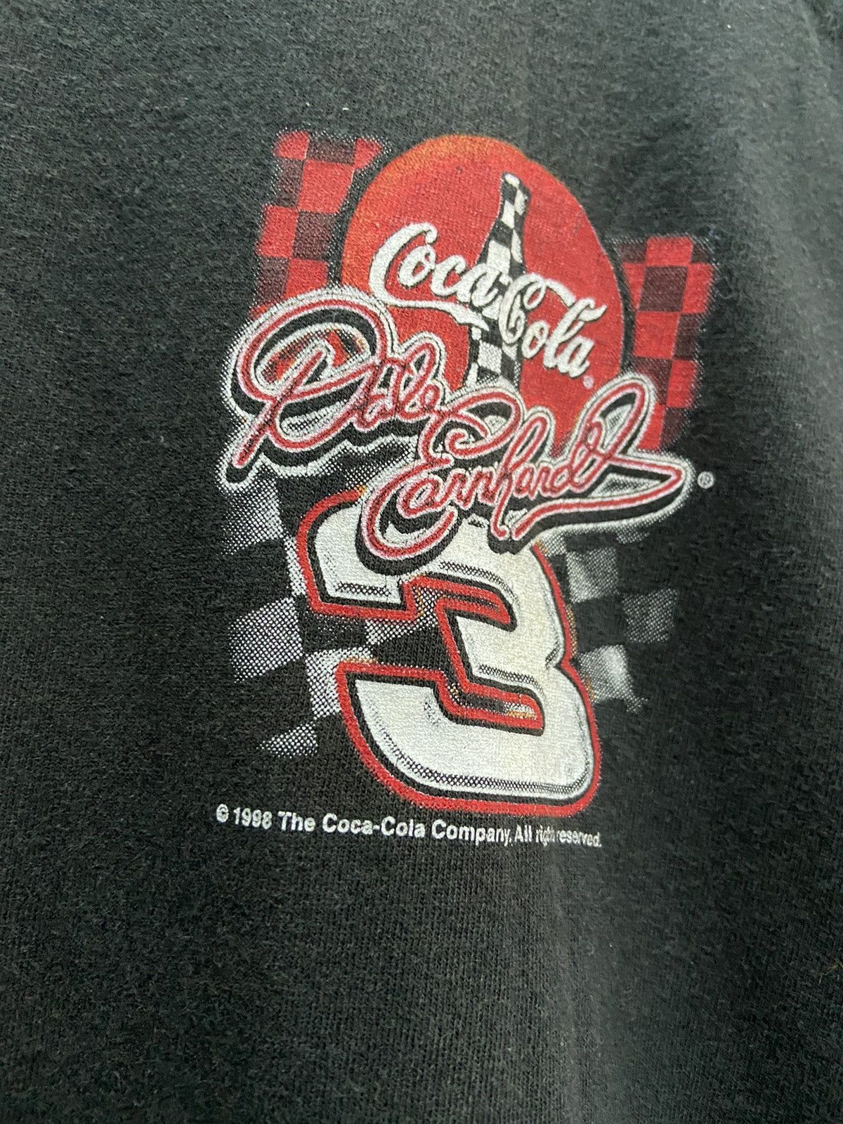 NASCAR VINTAGE DALE EARNHARDT #3 1998 JAPAN COCA-COLA TEE SHIRT Size US L / EU 52-54 / 3 - 5 Thumbnail