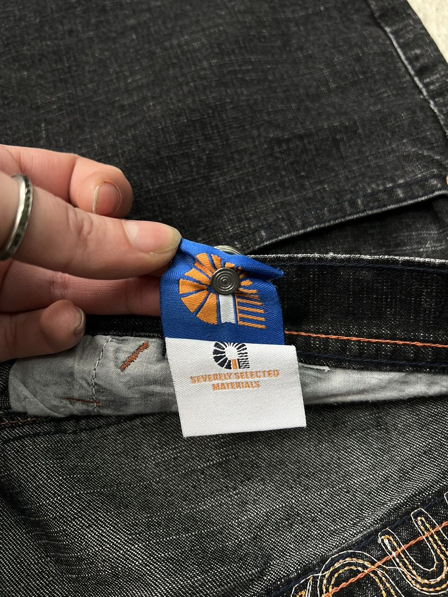 Akademiks Rare baggy fit jnco style distressed jeans y2k style Size US 34 / EU 50 - 8 Thumbnail
