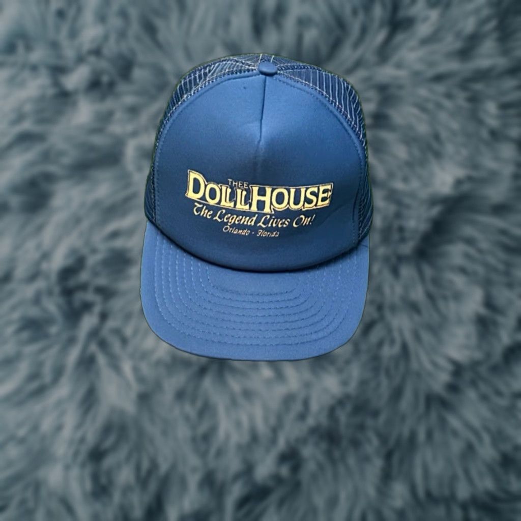 Vintage Vintage Trucker Hat The Doll House Orlando Florida VTG 80s 90s Strip Club Size ONE SIZE - 1 Thumbnail