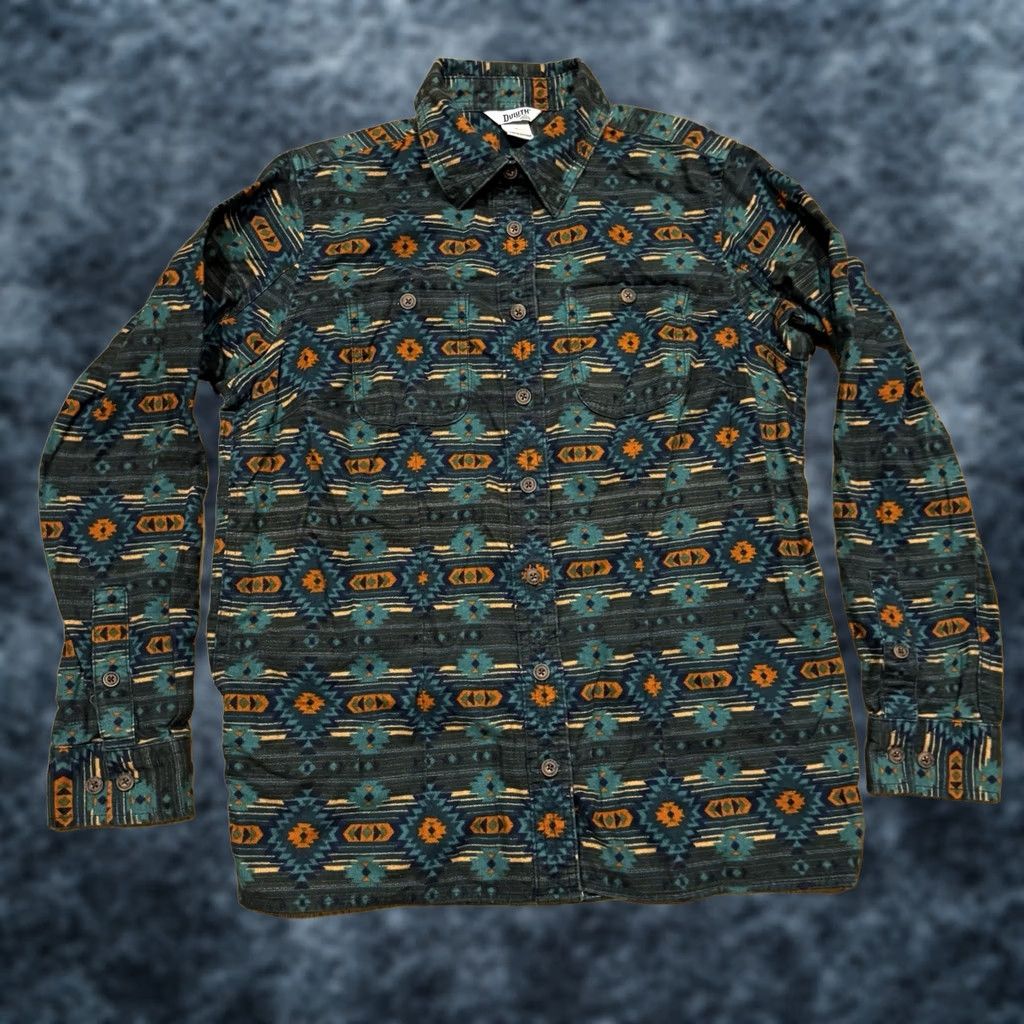 Duluth Trading Company Duluth Trading Shirt Womens S Aztec Southwestern Print Button Flannel Women Size S / US 4 / IT 40 - 1 Thumbnail