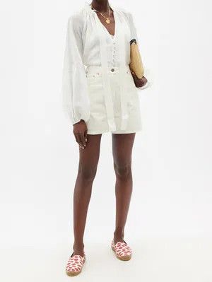 Saint Laurent Paris o1bcso1str1124 Espadrilles in Red/White Size US 9 / IT 39 - 4 Thumbnail