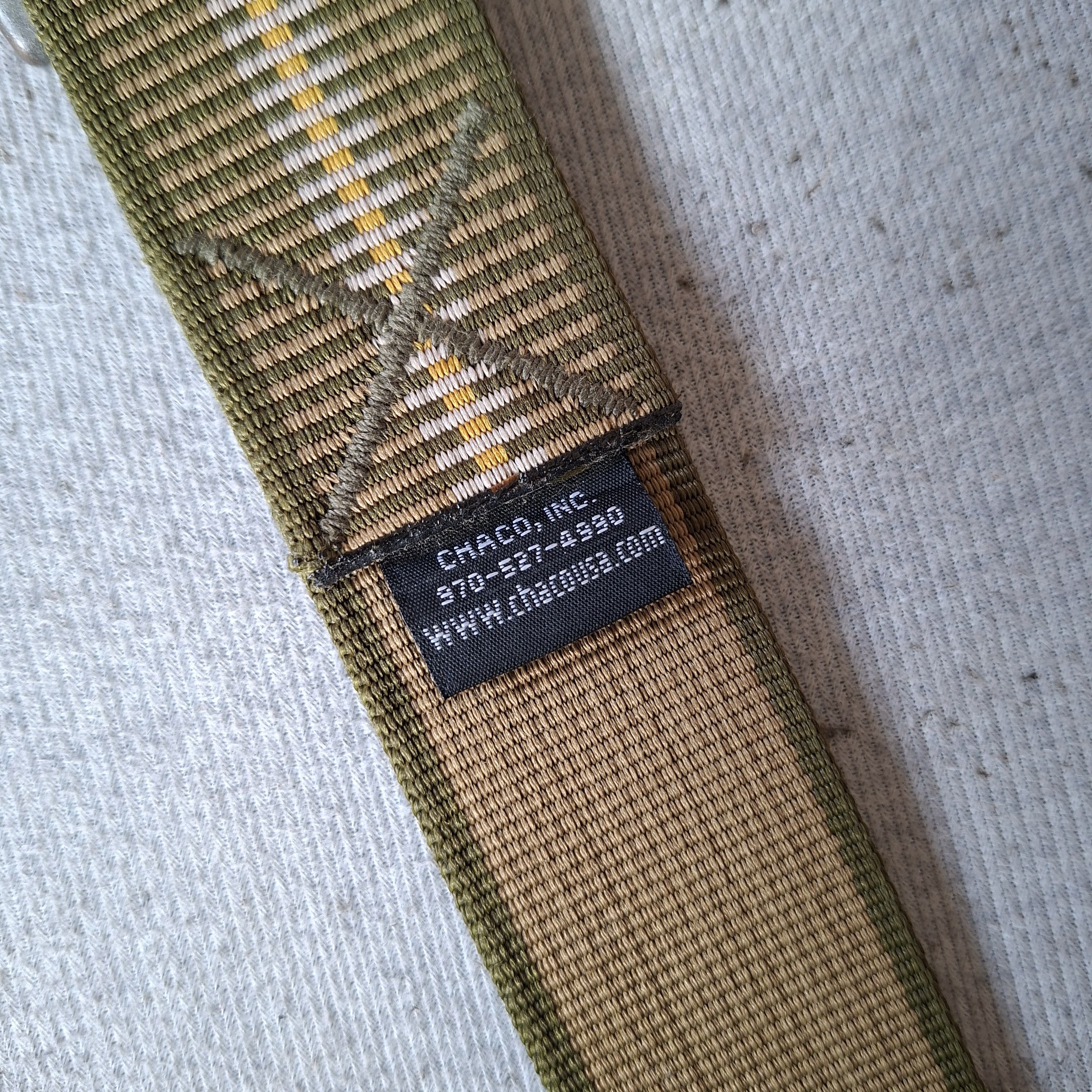 💥 Vintage chaco garrison outdoor webbing belt