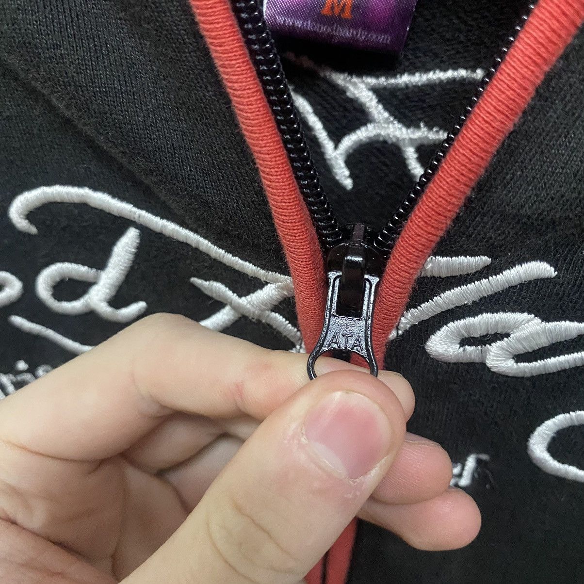 Ed Hardy Vintage Ed hardy Zip Hoodie Y2K By Christian Audigier Size US M / EU 48-50 / 2 - 11 Thumbnail