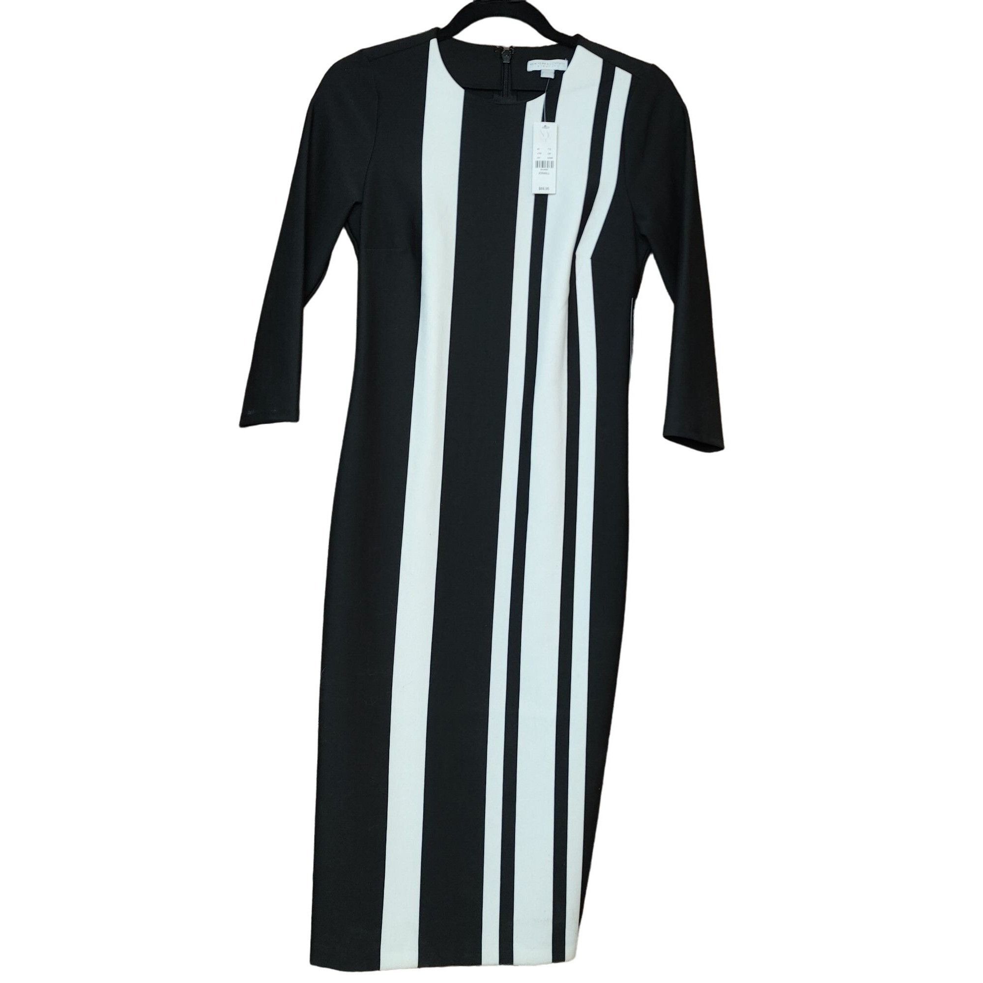 Other New York & Company Black and White Stripe Dress Size XS Size XS / US 0-2 / IT 36-38 - 1 Thumbnail