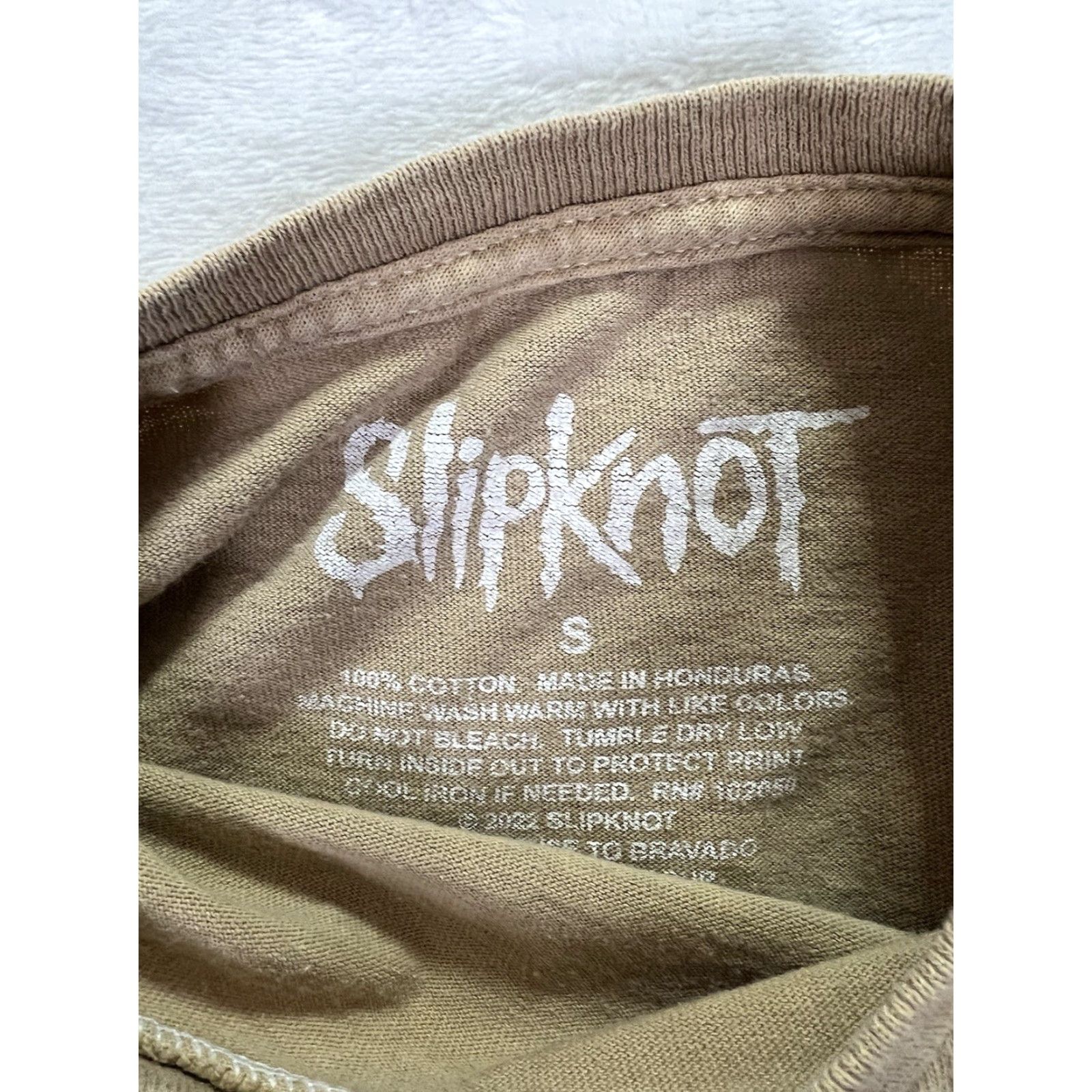 Doublet VINTAGE Slipknot Shirt Unisex Adults T-Shirt S Brown Short Sleeve Tie Dye Double Sided 90s Rock Band Skull Retro Y2K Size US S / EU 44-46 / 1 - 5 Thumbnail