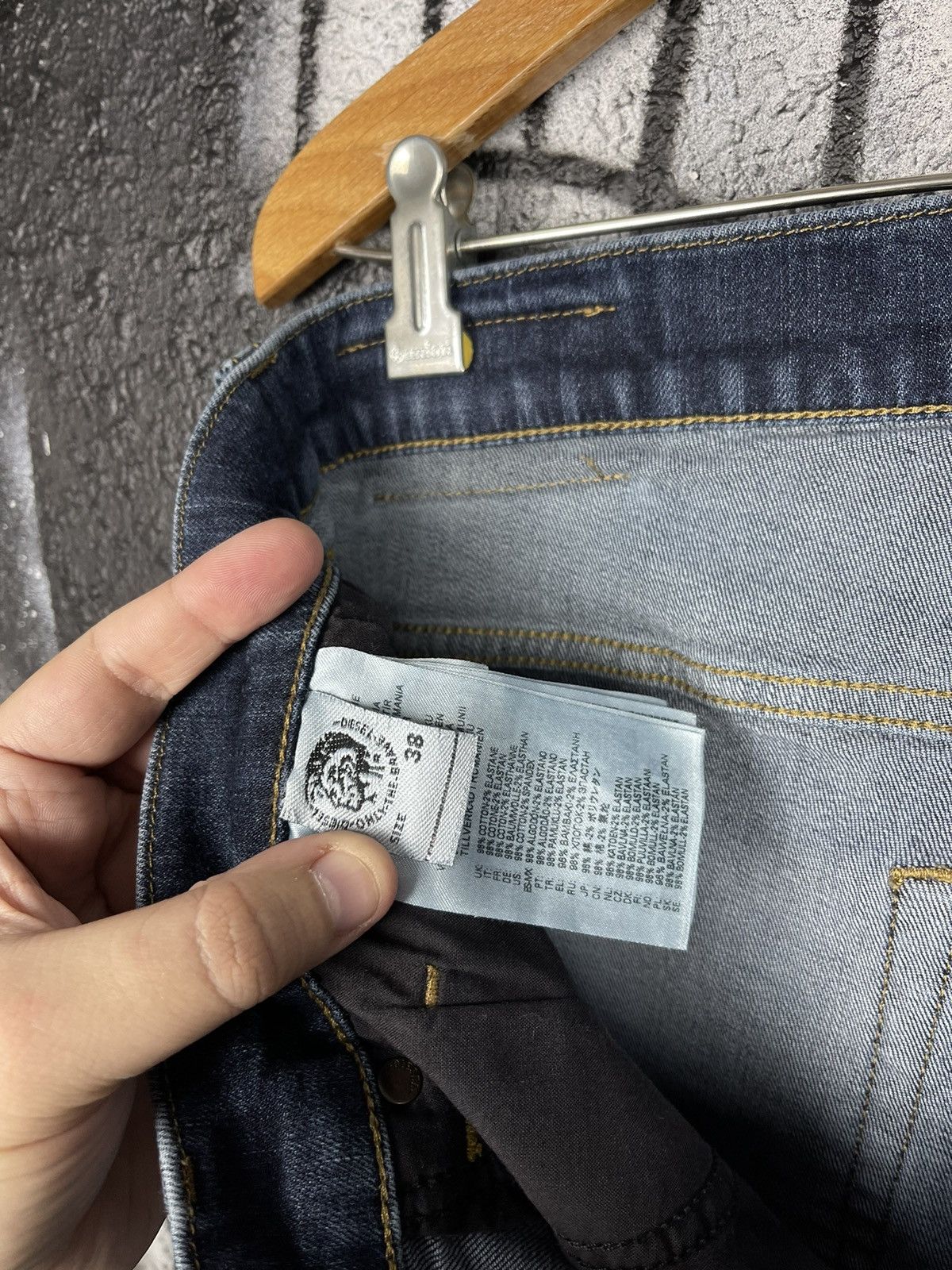 Designer × Diesel Diesel D-Amny Skinny Jeans Men’s Size W38 L32 Size US 38 / EU 54 - 13 Thumbnail