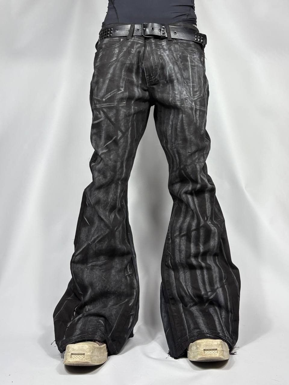 Japanese Brand rare wax handmade streetwear jeans Size US 34 / EU 50 - 1 Thumbnail