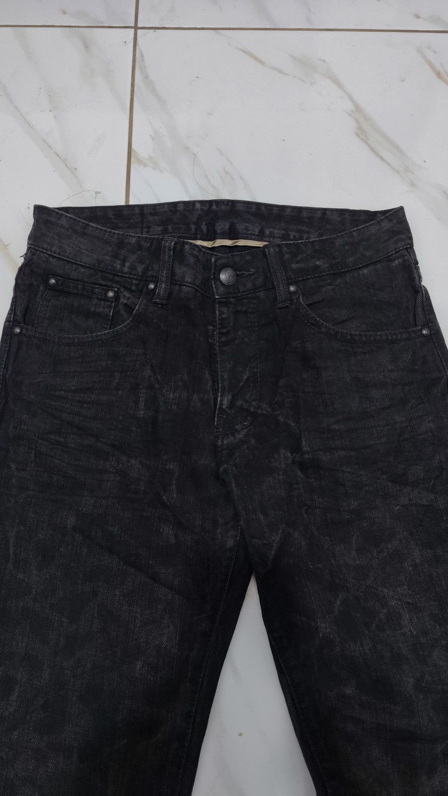 Japanese Brand Jeans Denim Custom Culture Y2K Black Camo Size US 40 / EU 56 - 2 Thumbnail