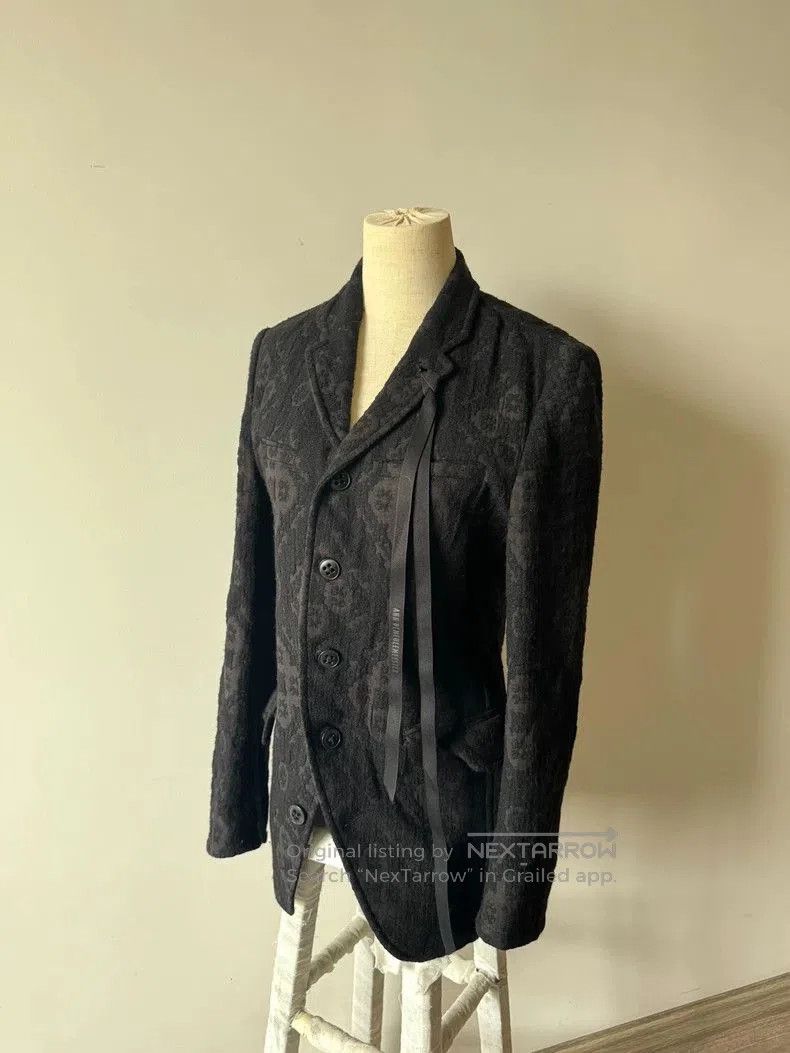 Ann Demeulemeester Ann Demeulemeester 13AW Flocked Ribbon Coat. Size US S / EU 44-46 / 1 - 2 Thumbnail