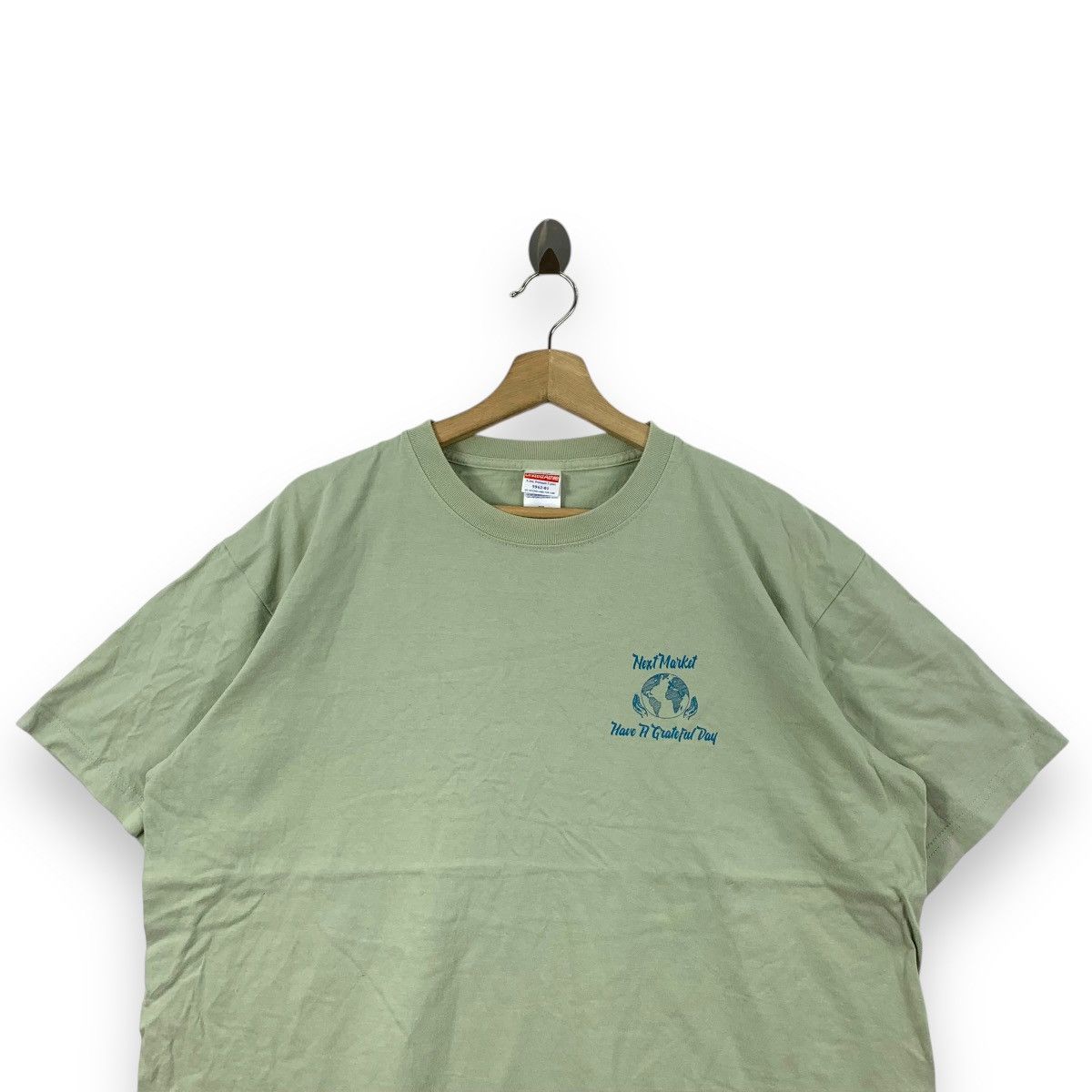Japanese Brand NEXT INC MARKET Have A Grateful Day Kanagawa Tee Shirt Size US XL / EU 56 / 4 - 5 Thumbnail