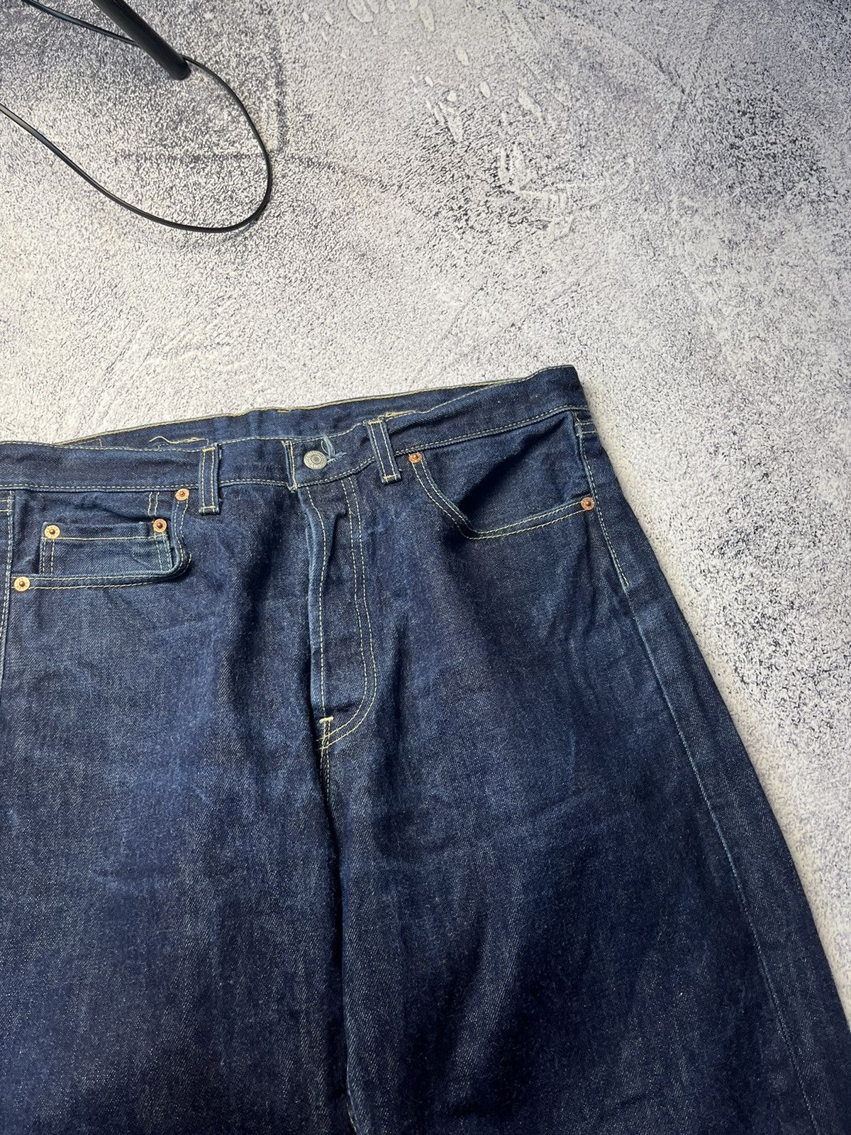 Levi's Vintage 90s Levis Blue Wash Style Baggy Jeans Y2K Rare Size US 36 / EU 52 - 5 Thumbnail