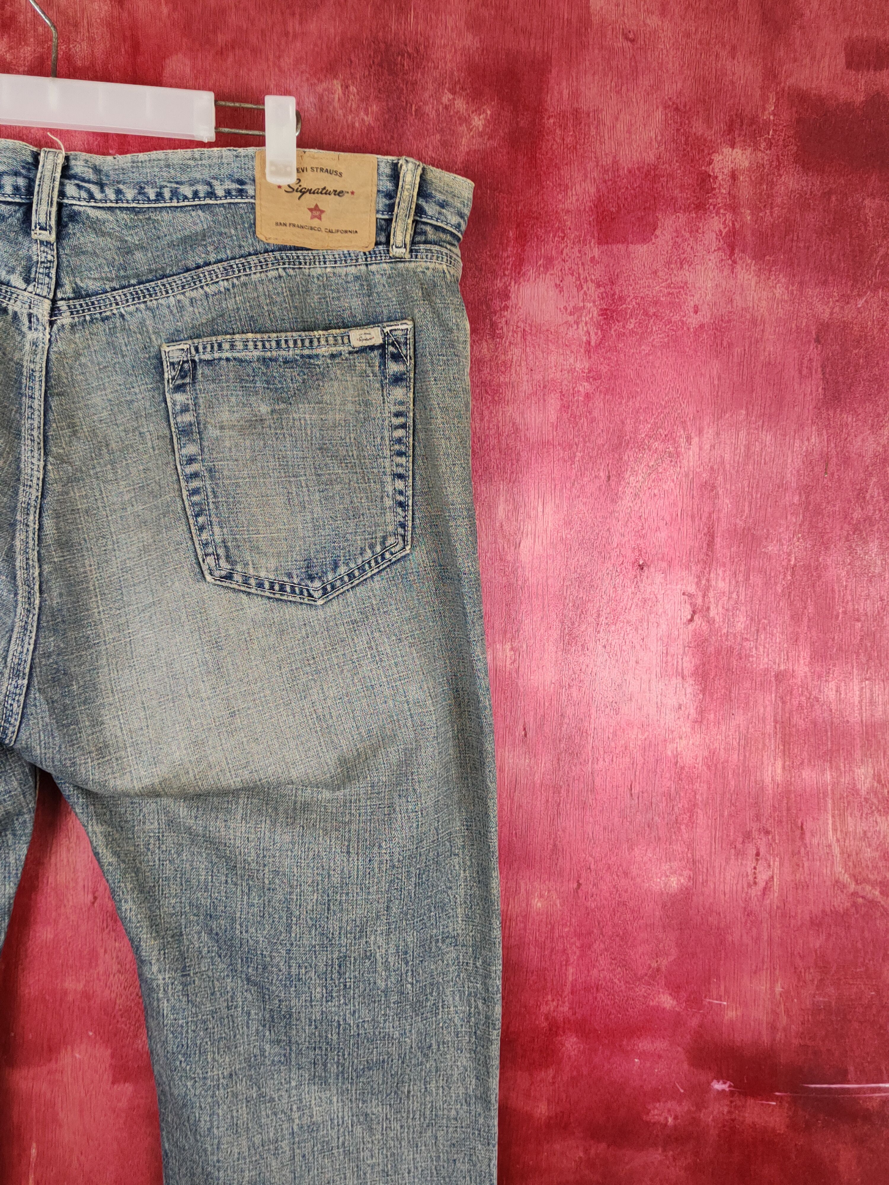 Levi's Levi's Dark Blue Faded Distressed Ripped Jeans #S1695 Size US 42 / EU 58 - 13 Thumbnail