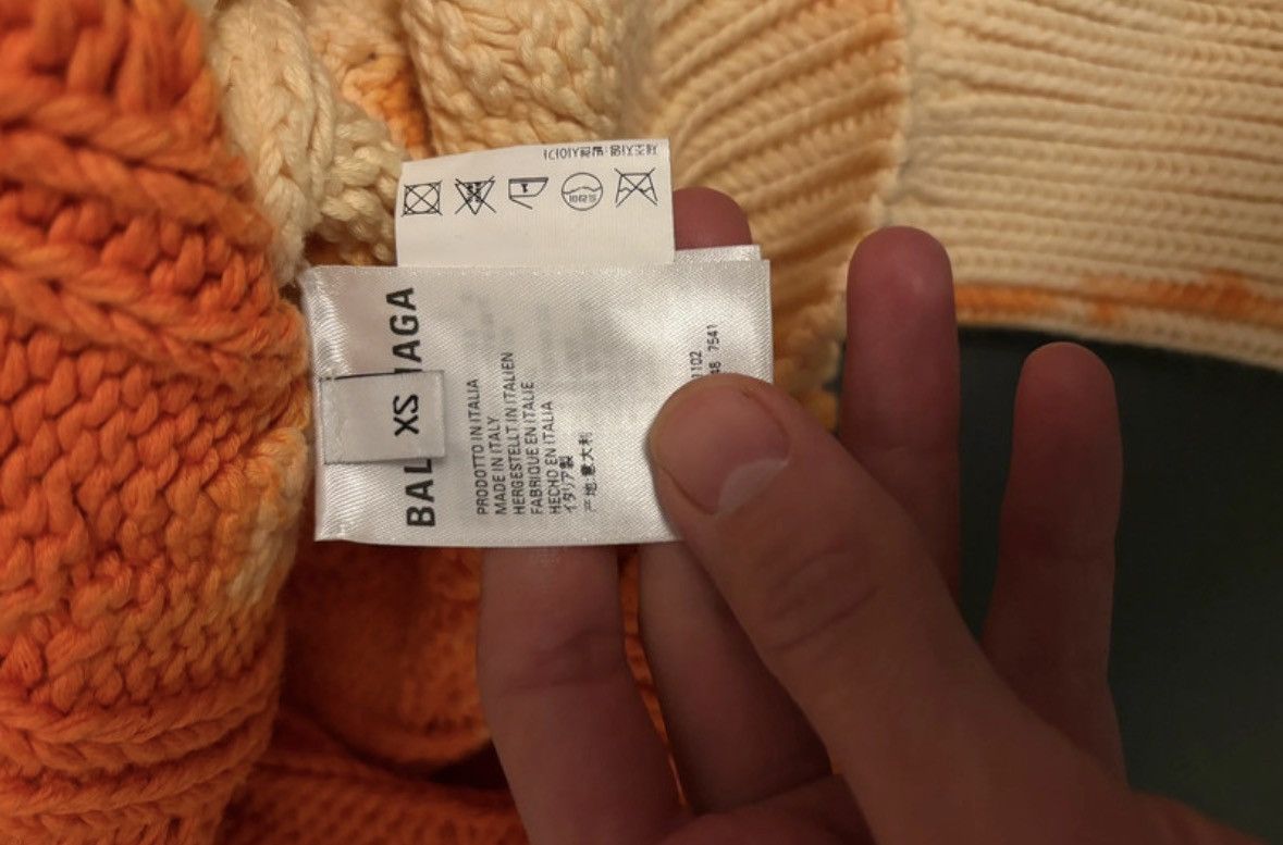 Balenciaga Bleached turtleneck Size US XS / EU 42 / 0 - 4 Thumbnail
