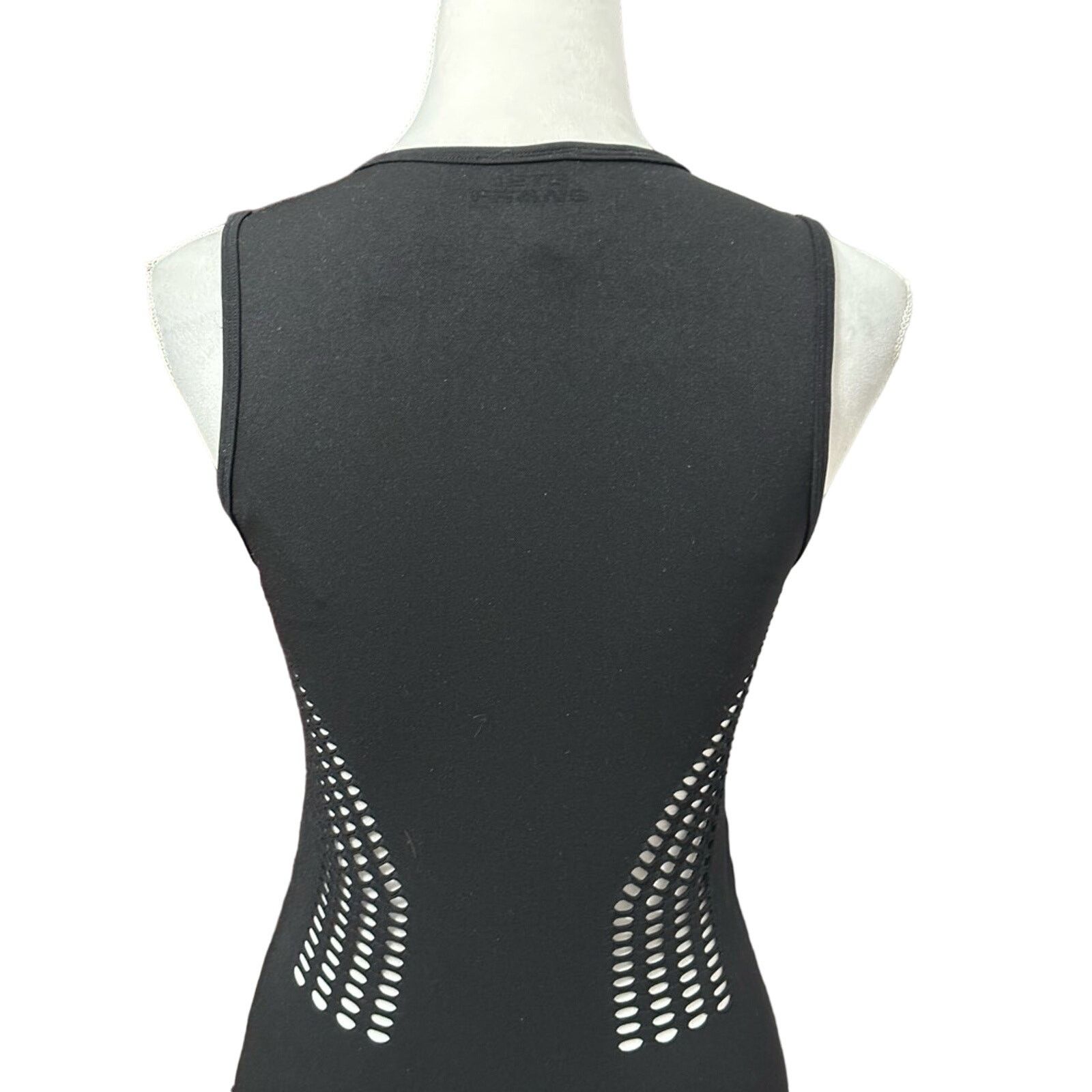 Other Iets Frans Bodycon Dress Edgy Sleeveless Cutout Black M NWOT Size M / US 6-8 / IT 42-44 - 5 Thumbnail