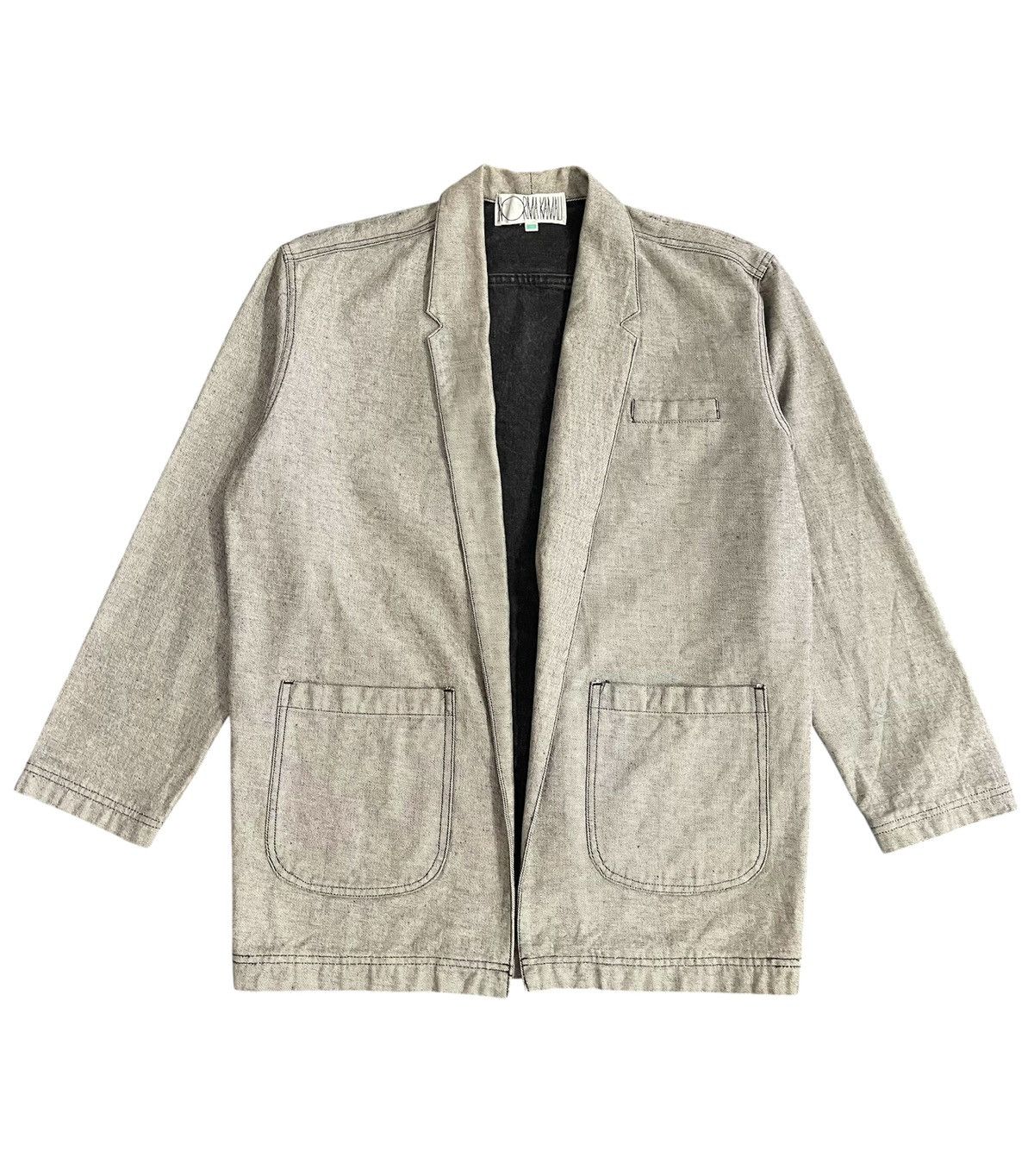 Norma Kamali Vintage Norma Kamali Button Less Jacket Size L / US 10 / IT 46 - 1 Thumbnail