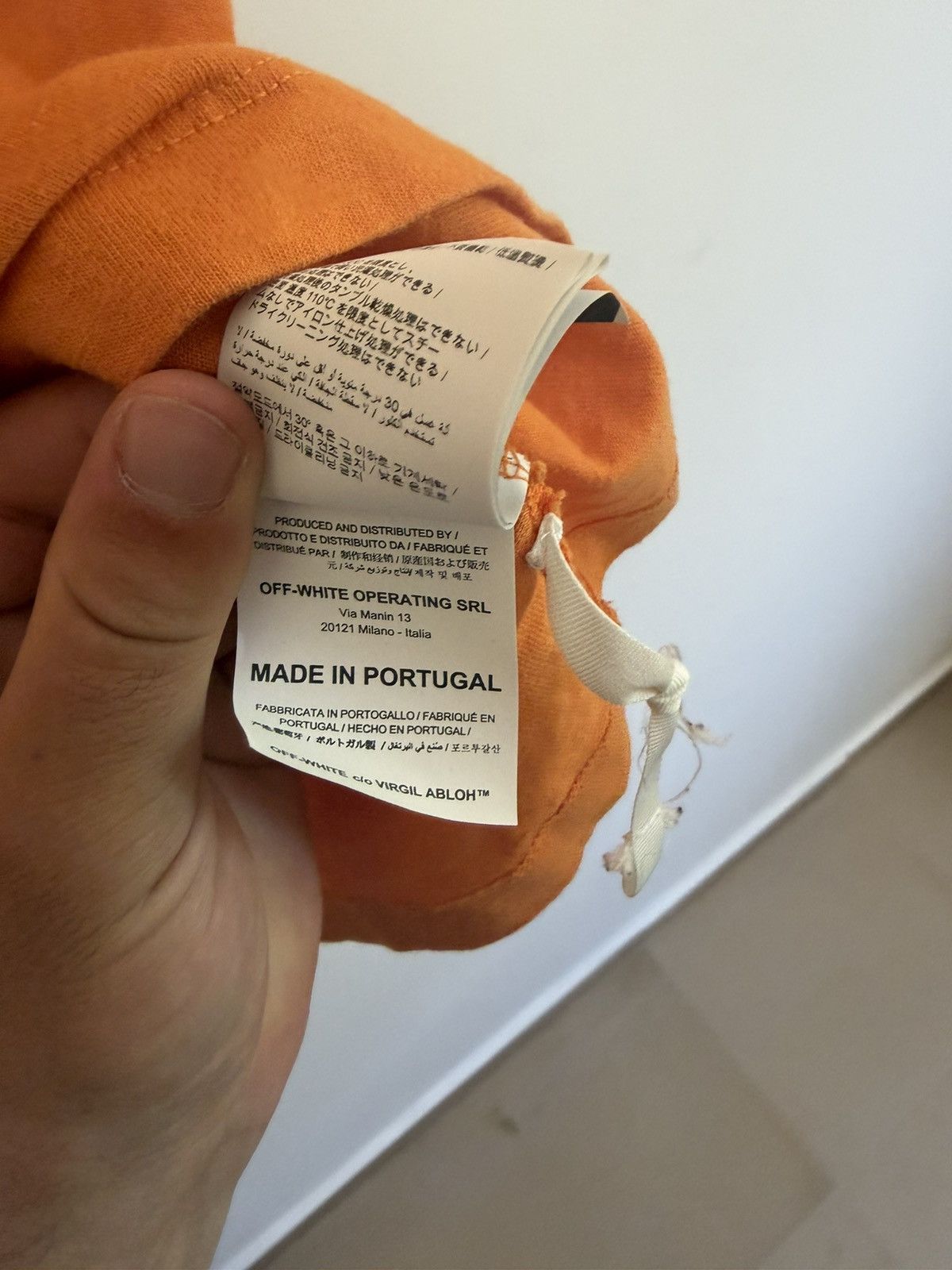 Off-White Off White Orange Tape Arrow TEE Size US S / EU 44-46 / 1 - 8 Thumbnail