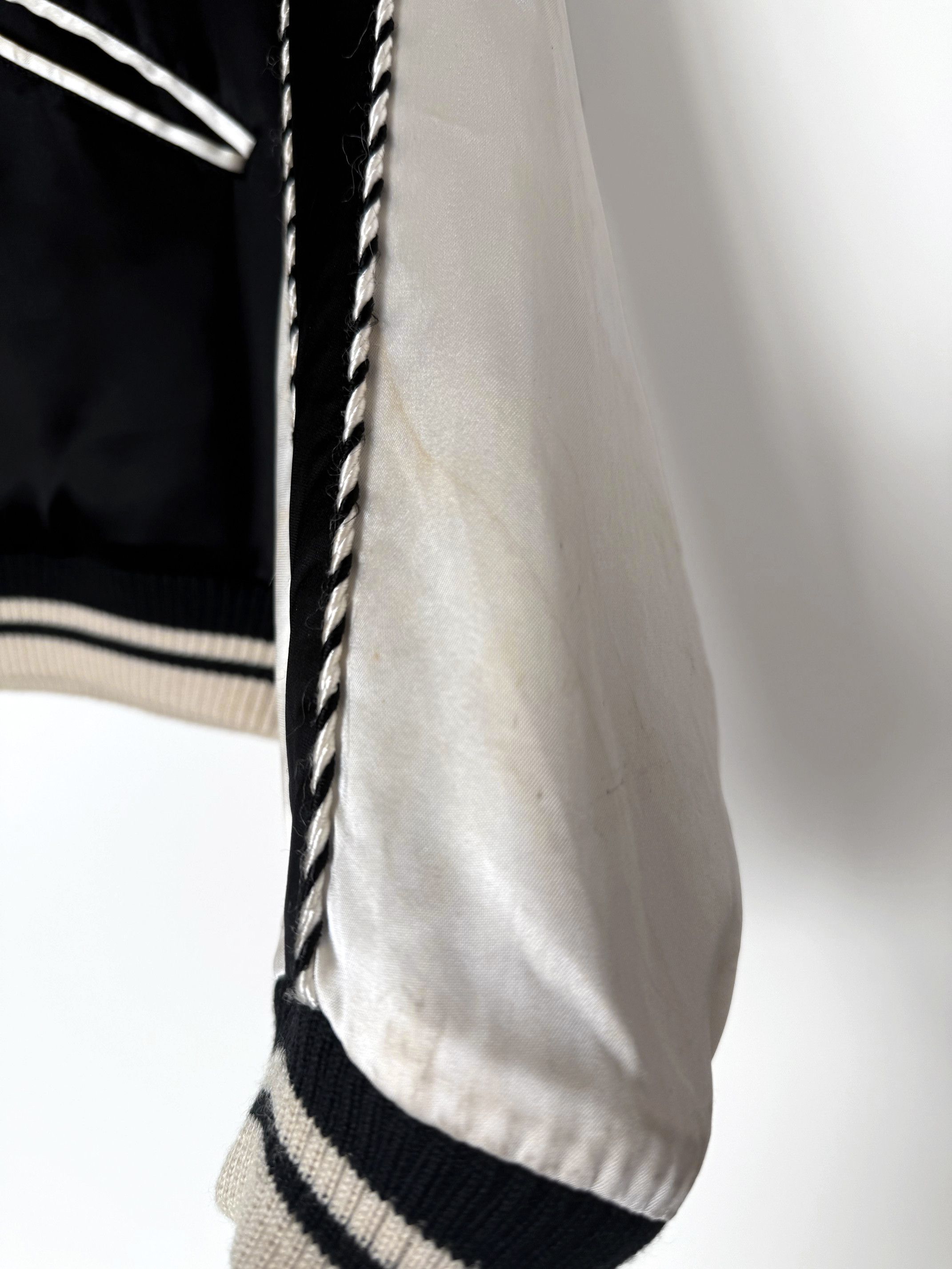 Hedi Slimane × Saint Laurent Paris 2013 Satin Teddy Souvenir Bomber Jacket Size US S / EU 44-46 / 1 - 9 Thumbnail