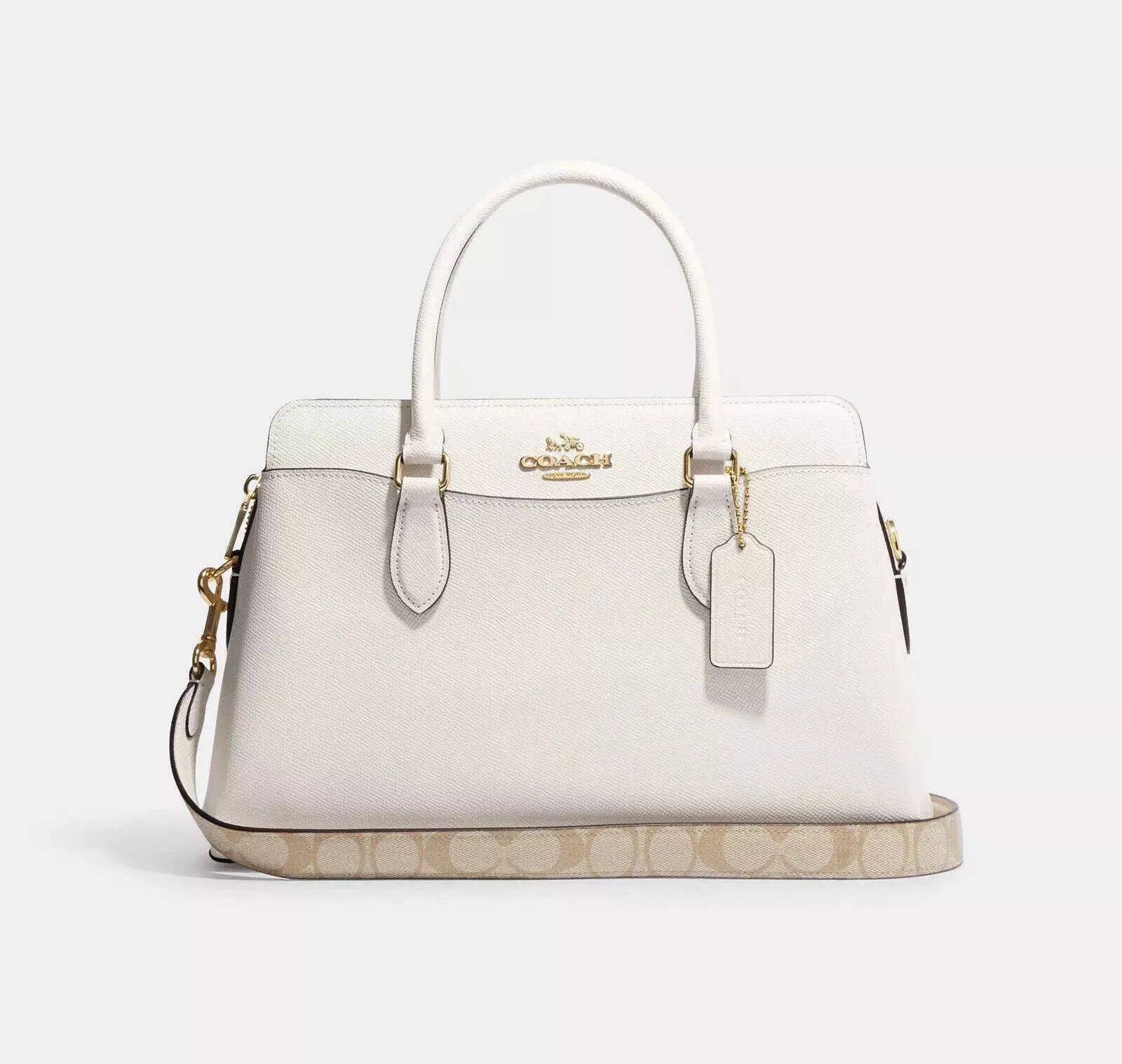 Coach Coach Darcie Carryall With Signature Canvas CH290 Size ONE SIZE - 1 Thumbnail