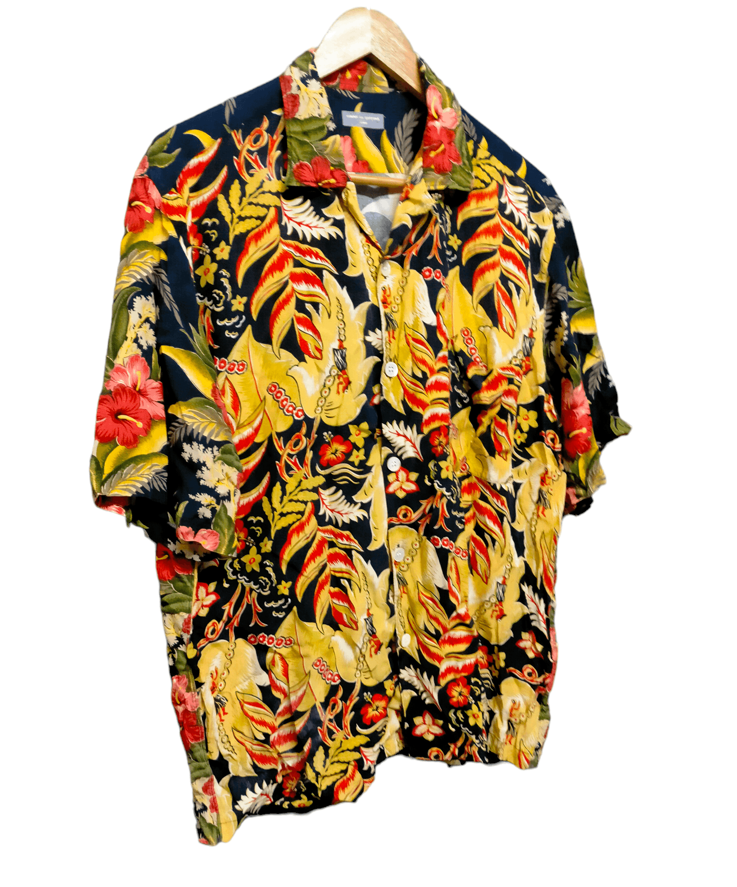 Comme des Garcons Comme des Garcons Hawaiian 100 Rayon Buton ups Size US L / EU 52-54 / 3 - 2 Thumbnail