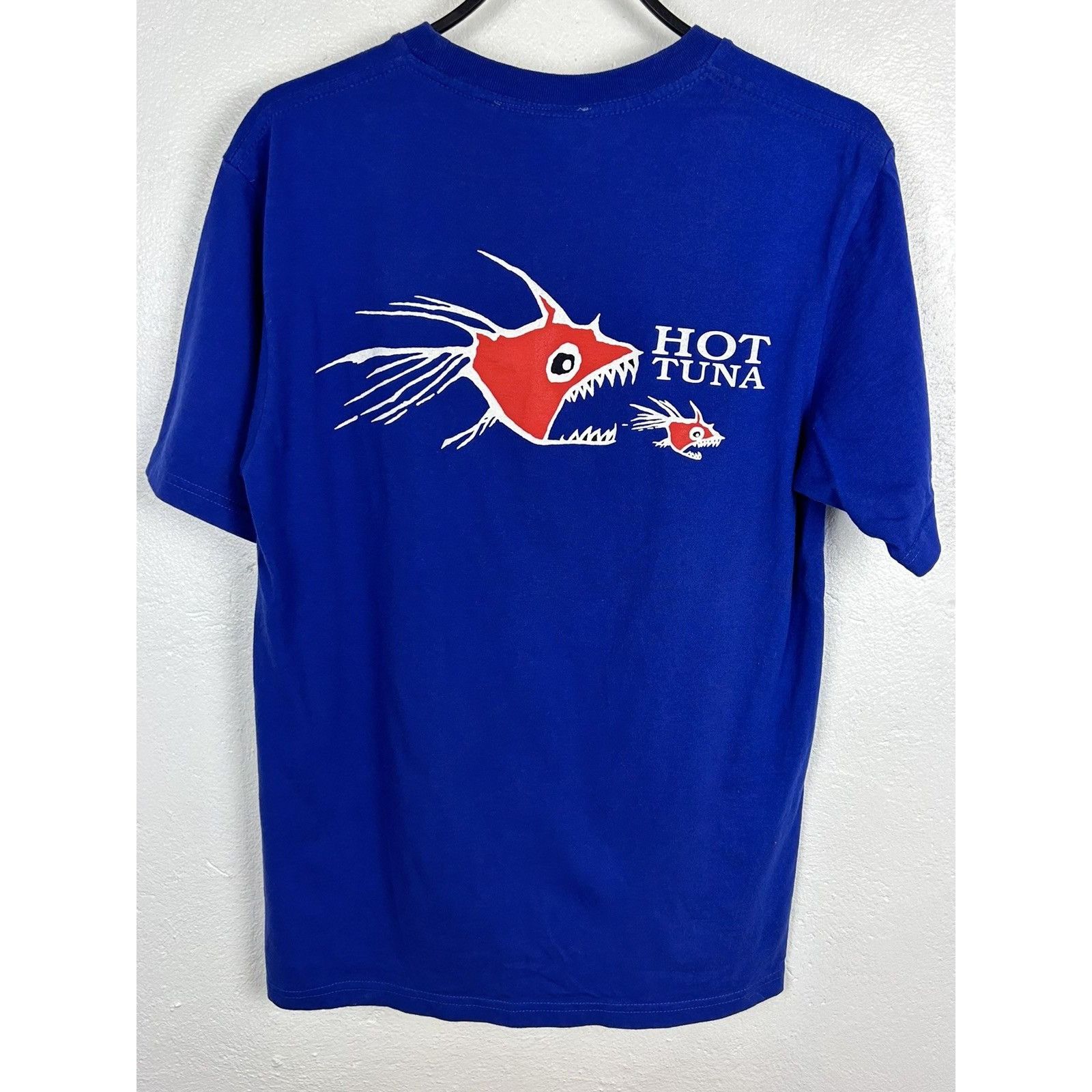 Hot Tuna 90s Vintage Hot Tuna Piranha Fish Surfing Gear T-Shirt Size US M / EU 48-50 / 2 - 1 Thumbnail