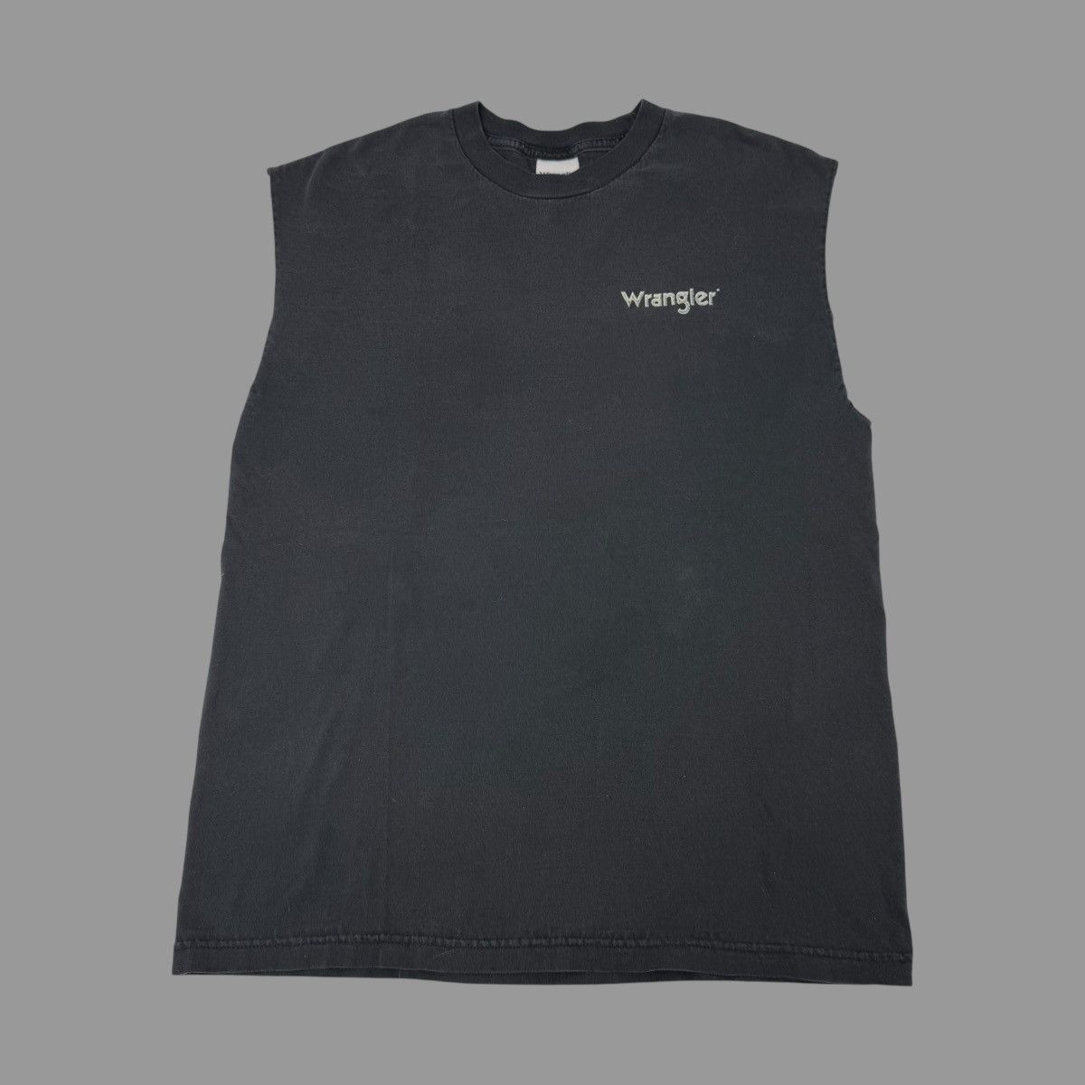 Vintage × Wrangler Vintage sleeveless wrangler tshirt Size US L / EU 52-54 / 3 - 2 Thumbnail