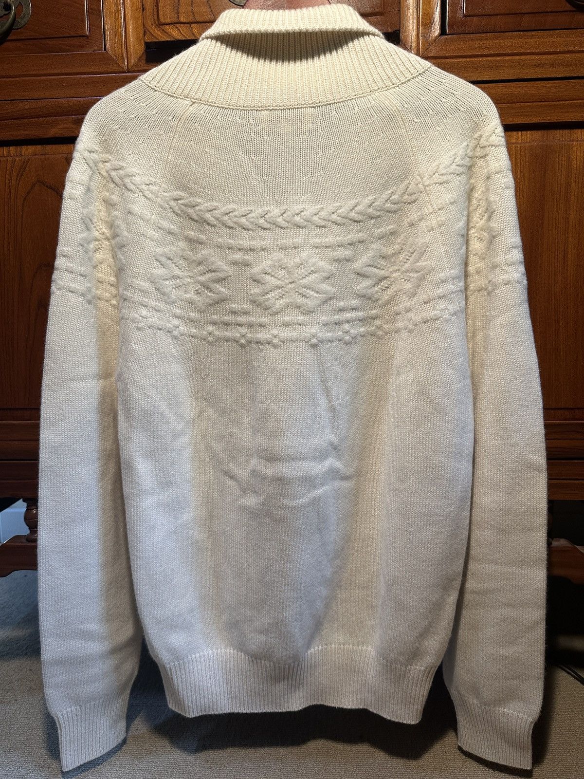 Hermes Hermes Snowflake Cashmere Cardigan Size US M / EU 48-50 / 2 - 2 Thumbnail