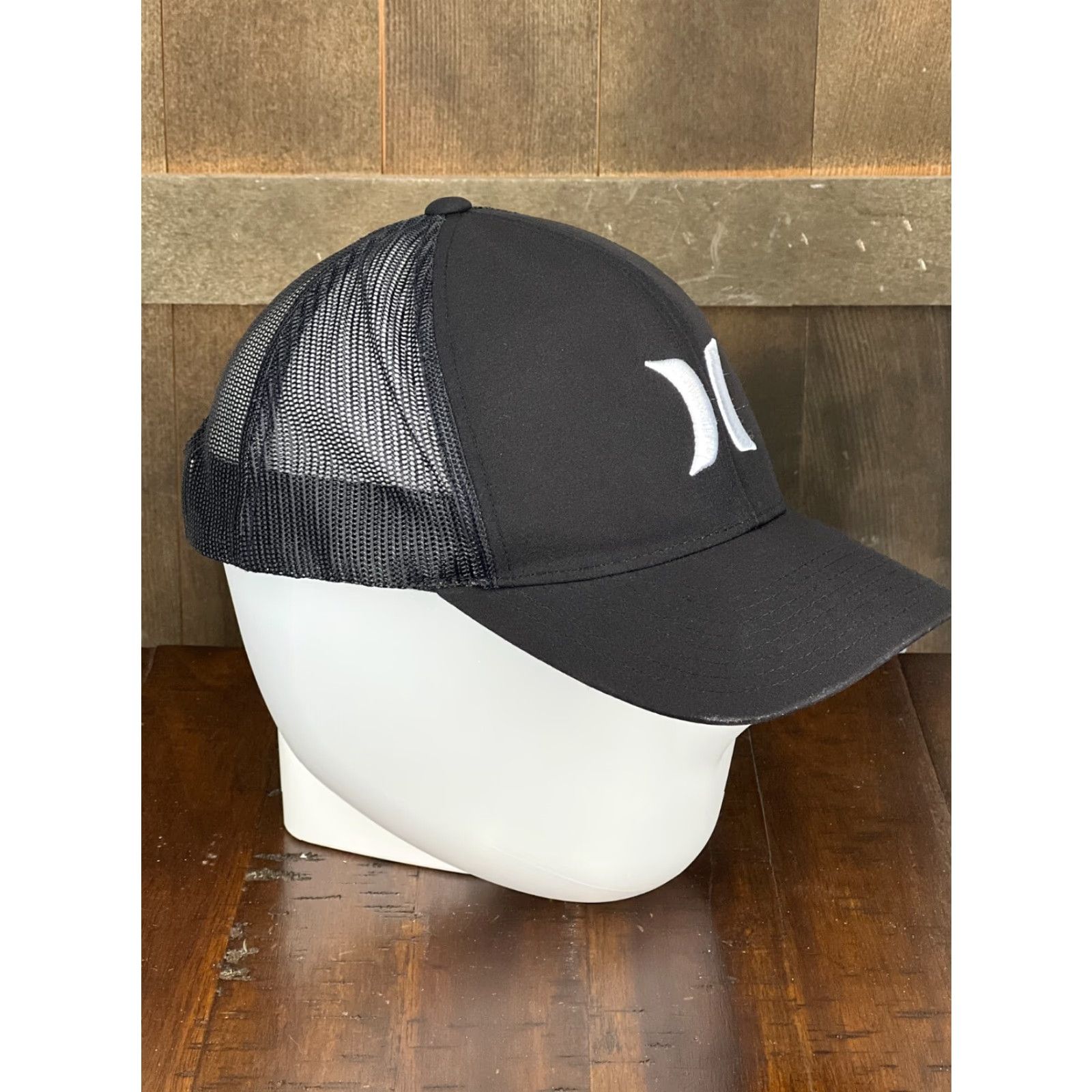 Hurley Hurley Hat Cap Snap Back Adult Black Polyester Blend E Twill Trucker Logo Casual Men One Size Size ONE SIZE - 7 Thumbnail