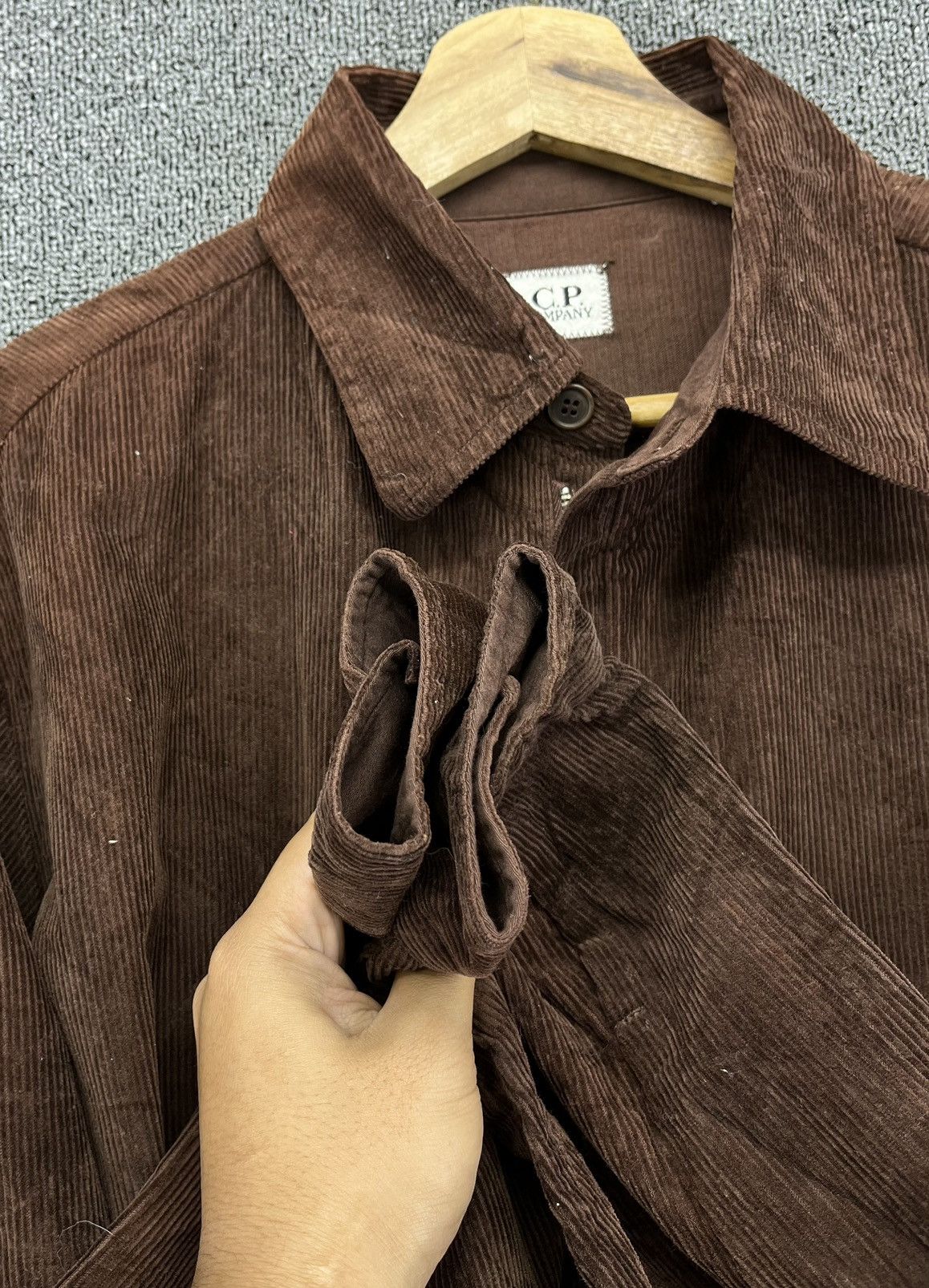 C.P. Company Vintage 90s C.P. Company Corduroi Rare Zip Up Jacket Size US L / EU 52-54 / 3 - 13 Thumbnail
