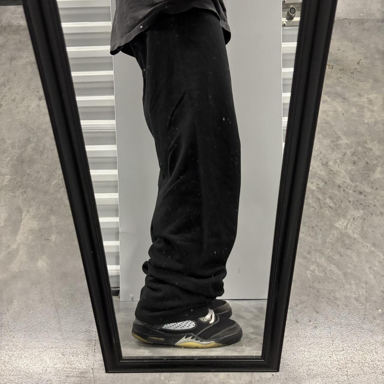 Japanese Brand × Vintage Crazy Vintage Y2K/2000s Baggy Black Skater Essential Sweatpants! Size US 36 / EU 52 - 2 Thumbnail
