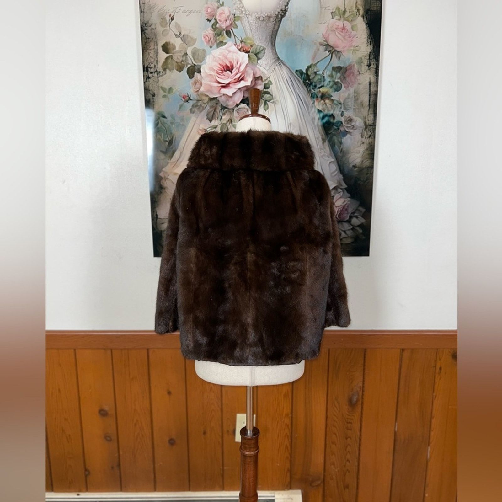 Vintage Elegant Vintage Mink Fur Capelet! Size M / US 6-8 / IT 42-44 - 6 Thumbnail