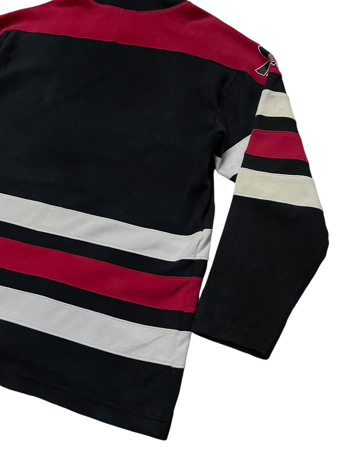 Adidas × RUN DMC × Vintage Vintage 80s Adidas Run Dmc Style Embroidered Jumper Hoodie Size US L / EU 52-54 / 3 - 9 Thumbnail