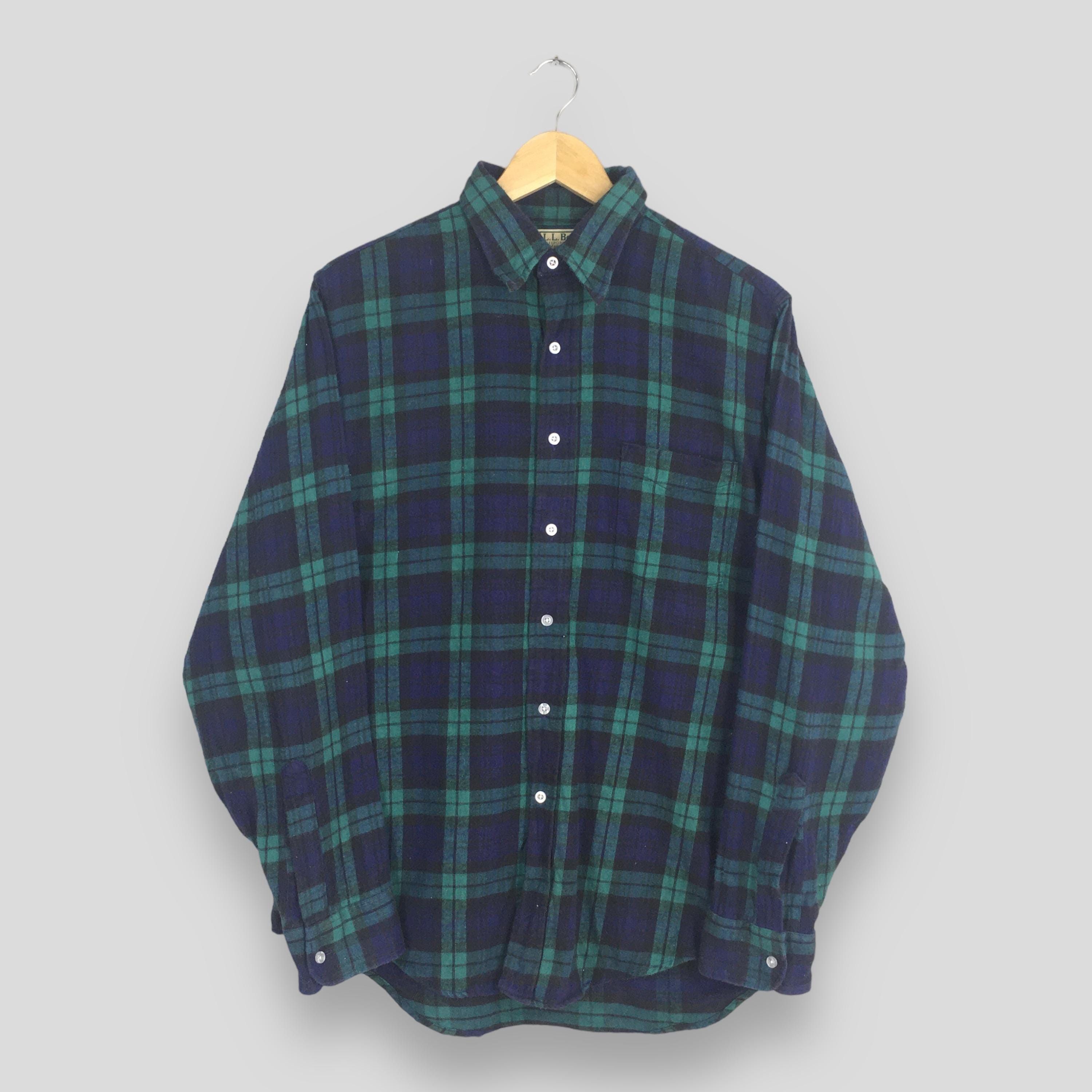 Flannel × L.L. Bean × Vintage Vintage LL Bean Flannel Checkered Shirt Men Medium Size US M / EU 48-50 / 2 - 1 Thumbnail