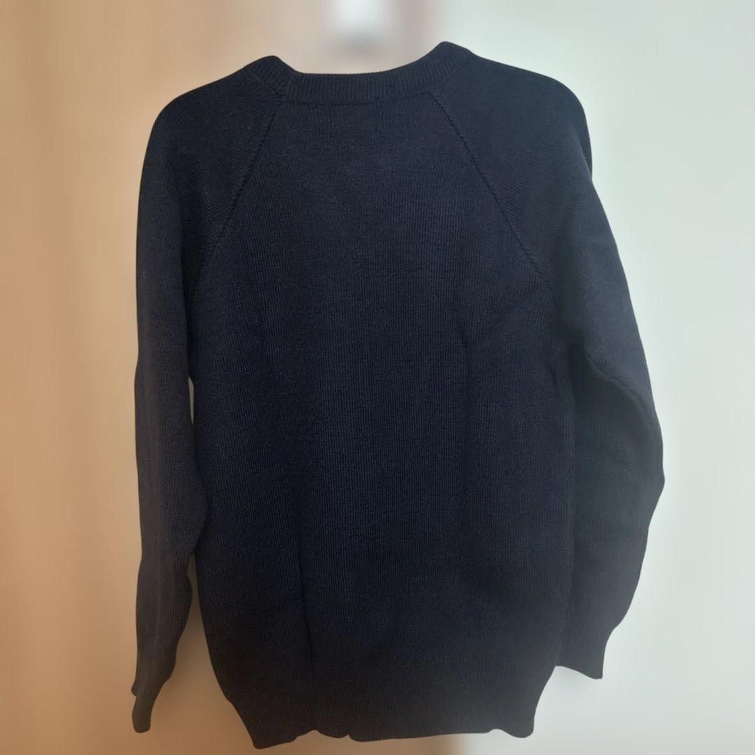 Good Design Shop Comme des Garcons Archive Raglan Logo Knit Sweater Size US S / EU 44-46 / 1 - 2 Thumbnail