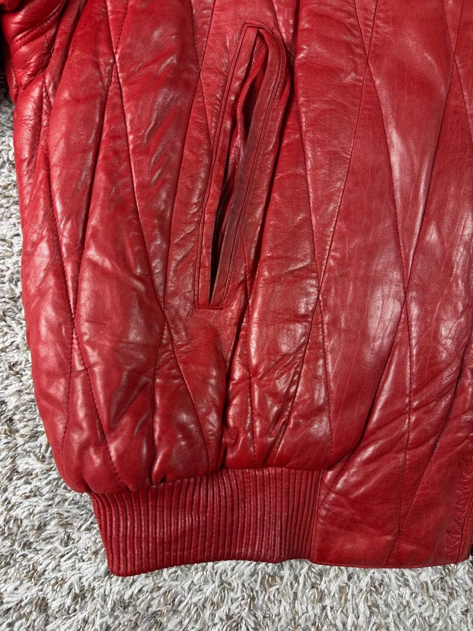 Marc Buchanan Vintage Marc Buchanan Quilted Bomber Embossed Native Chief Size US L / EU 52-54 / 3 - 5 Thumbnail
