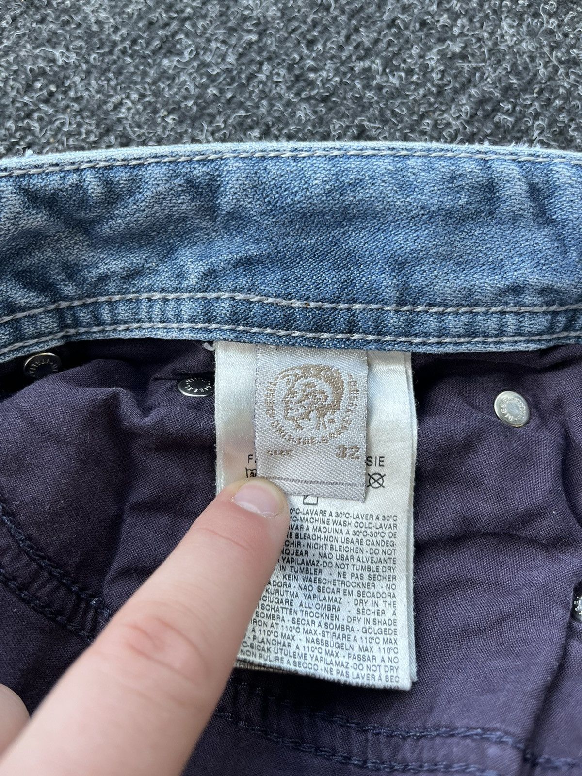 Diesel Vintage Y2K Diesel Viker Lighting Blue denim pants Size US 32 / EU 48 - 10 Thumbnail