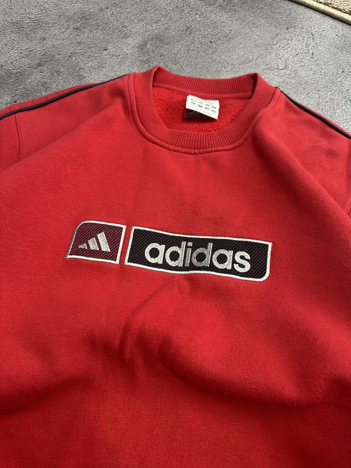 Adidas × Vintage 🐞 Adidas Vintage Sweater Size US L / EU 52-54 / 3 - 2 Thumbnail