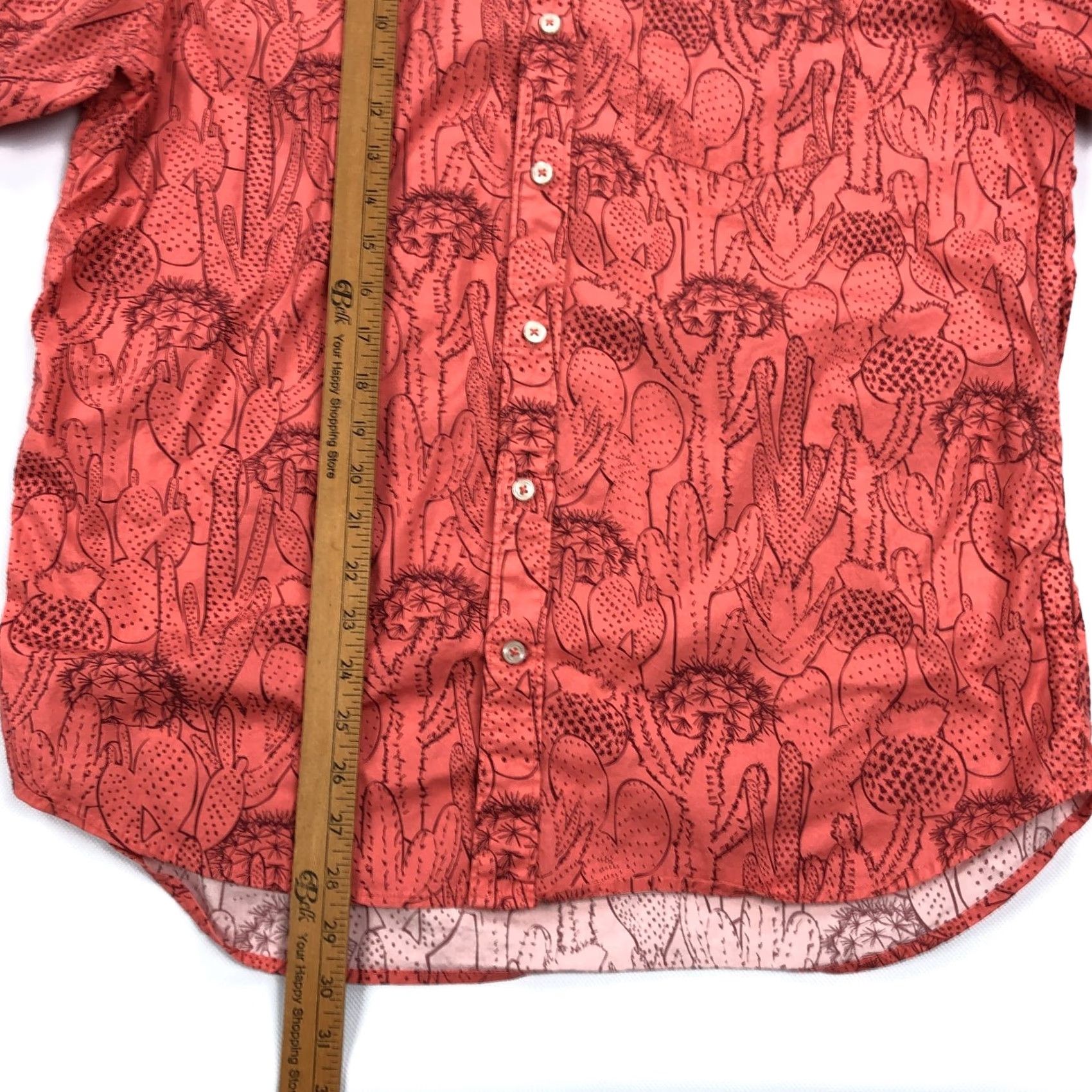 Chubbies Chubbies Shirt Mens Large Cactus Print Short Sleeve Button Up Size US L / EU 52-54 / 3 - 5 Thumbnail