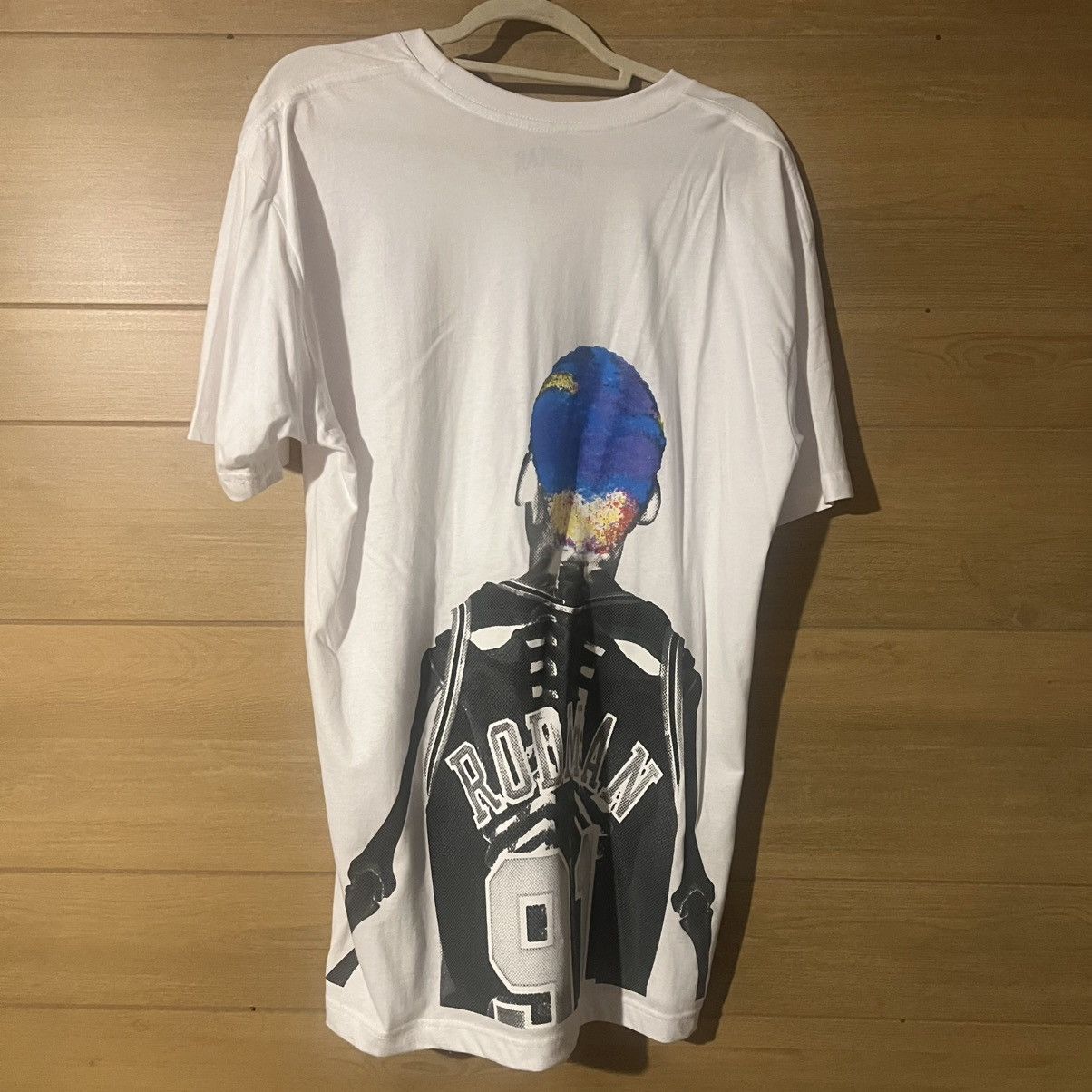 Zumiez Dennis Rodman White Skeleton Graphic Tee men’s large Size US L / EU 52-54 / 3 - 4 Thumbnail