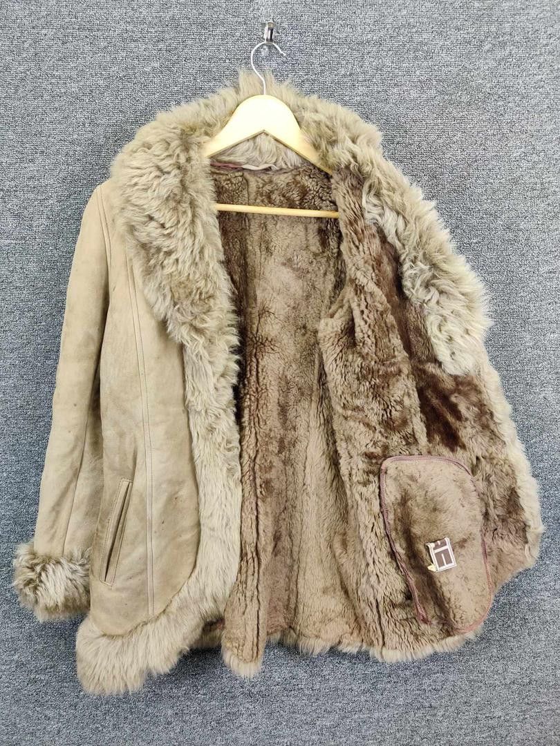 Leather Vintage Sheepskin Suede Leather Fur Coat Size US M / EU 48-50 / 2 - 7 Thumbnail