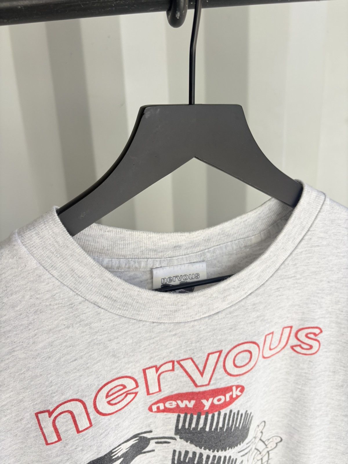 Band Tees Vintage Nervous Records DJ’s Distressed Shirt Grunge Band Size US XL / EU 56 / 4 - 5 Thumbnail