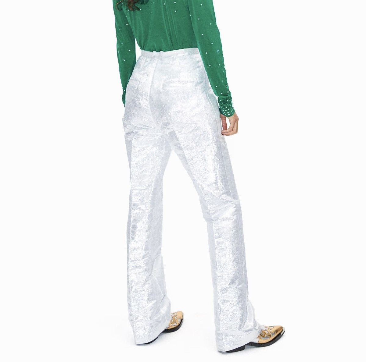 H&M × Paco Rabanne Paco Rabanne x H&M trousers Size 25" / US 0 / IT 36 - 2 Thumbnail