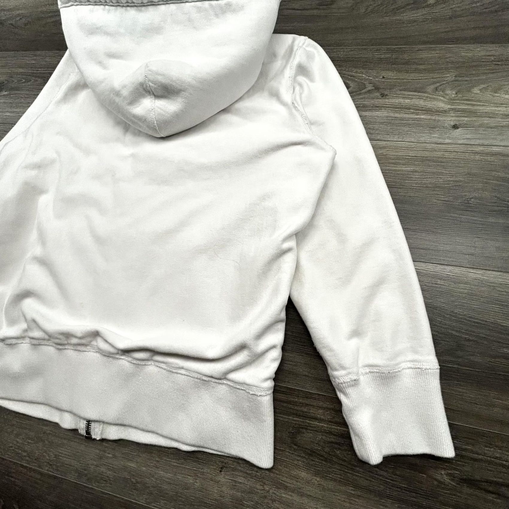 American Eagle Outfitters VINTAGE American Eagle Hoodie Mens Large White Sherpa Hooded Full Zip Size US L / EU 52-54 / 3 - 6 Thumbnail