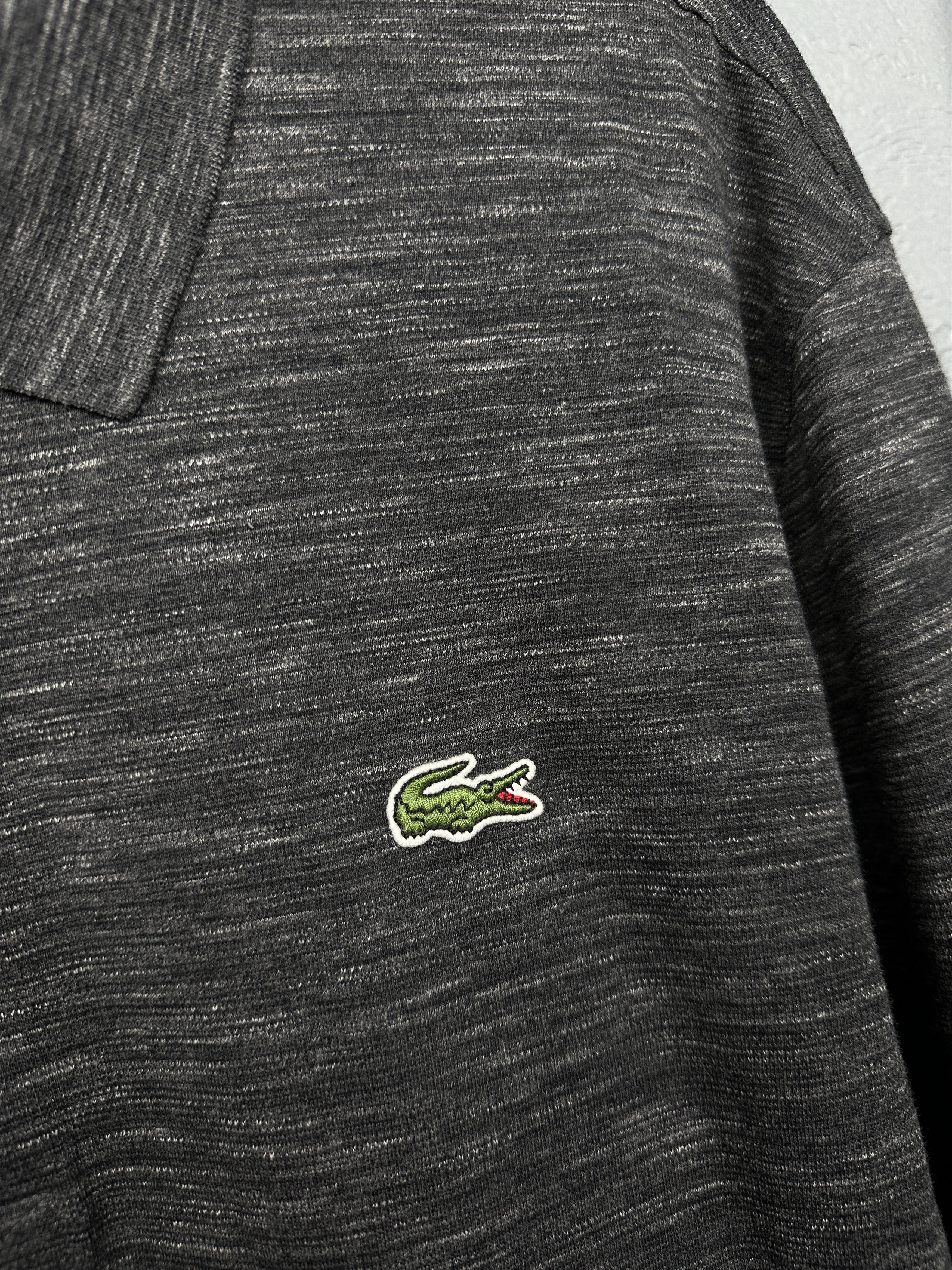 Lacoste × Vintage Lacoste Vintage Mens Long Sleeve Polo Shirt Size US XXL / EU 58 / 5 - 3 Thumbnail