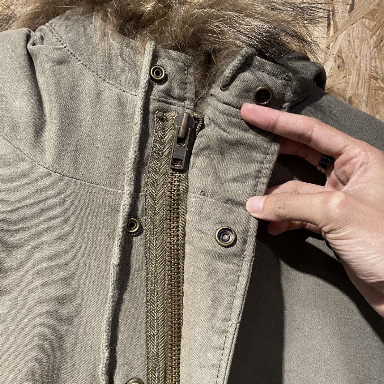 Japanese Brand × Vanquish Vanquish Fur Army Jackets Size US L / EU 52-54 / 3 - 12 Thumbnail