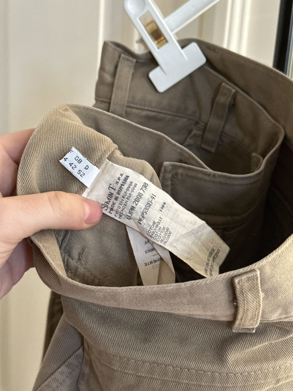Armani Emporio Armani Rare Jeans Double Knee Military Army Pants Size US 36 / EU 52 - 5 Thumbnail