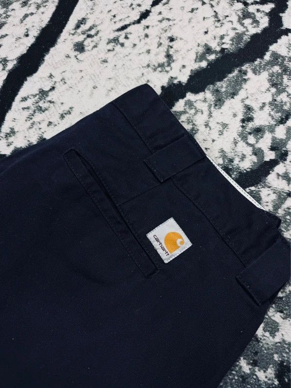 Carhartt Carhartt Master Pant 33 32 Navy Logo Size US 33 - 2 Thumbnail