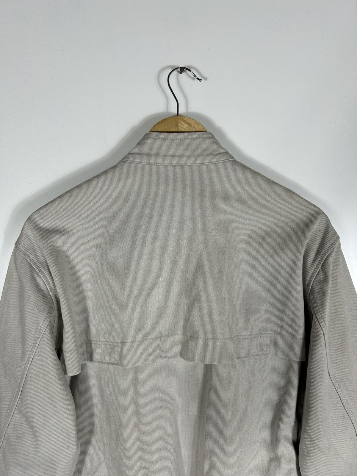 Japanese Brand × Uniqlo × Vintage ⚡️Vintage Uniqlo Canvas Workers Style Zipper Bomber Jacket Size US L / EU 52-54 / 3 - 18 Thumbnail